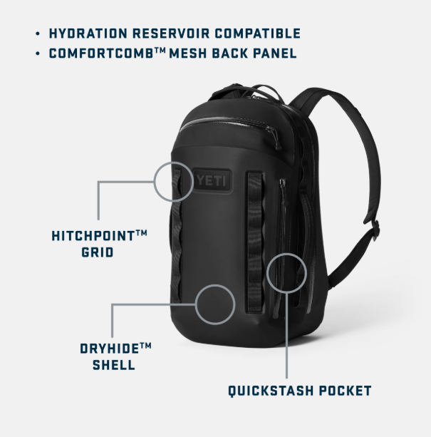 YETI Cayo Backpack 25L - Black