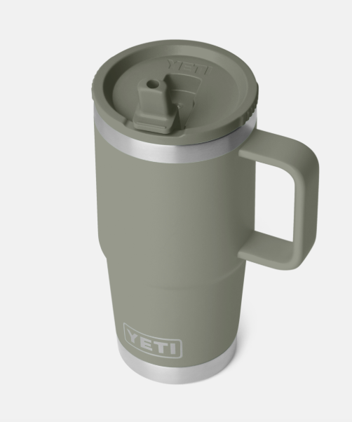 YETI Rambler 20 oz Travel Straw Mug - Pampa Green