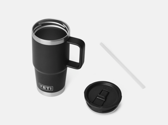 YETI Rambler 20 oz Travel Straw Mug - Black