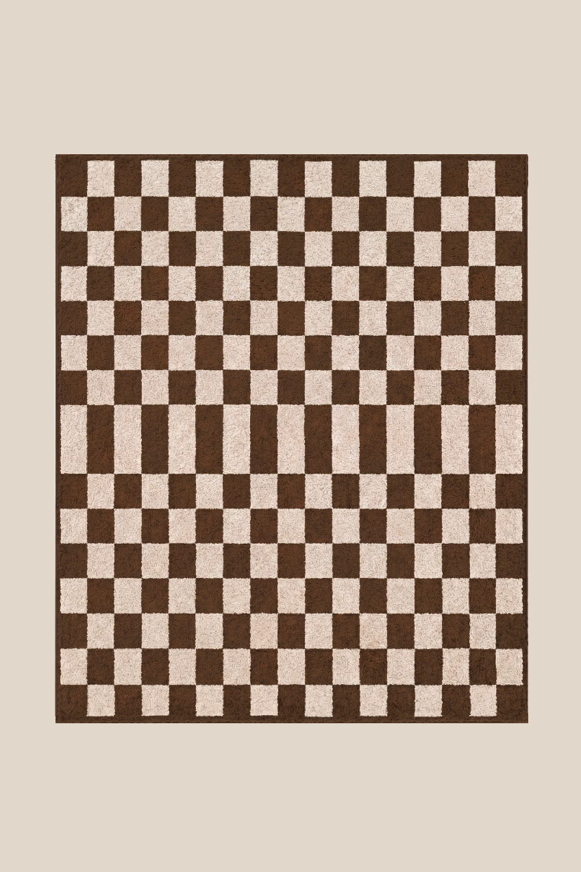 Checker Plush - Brown | Sundream