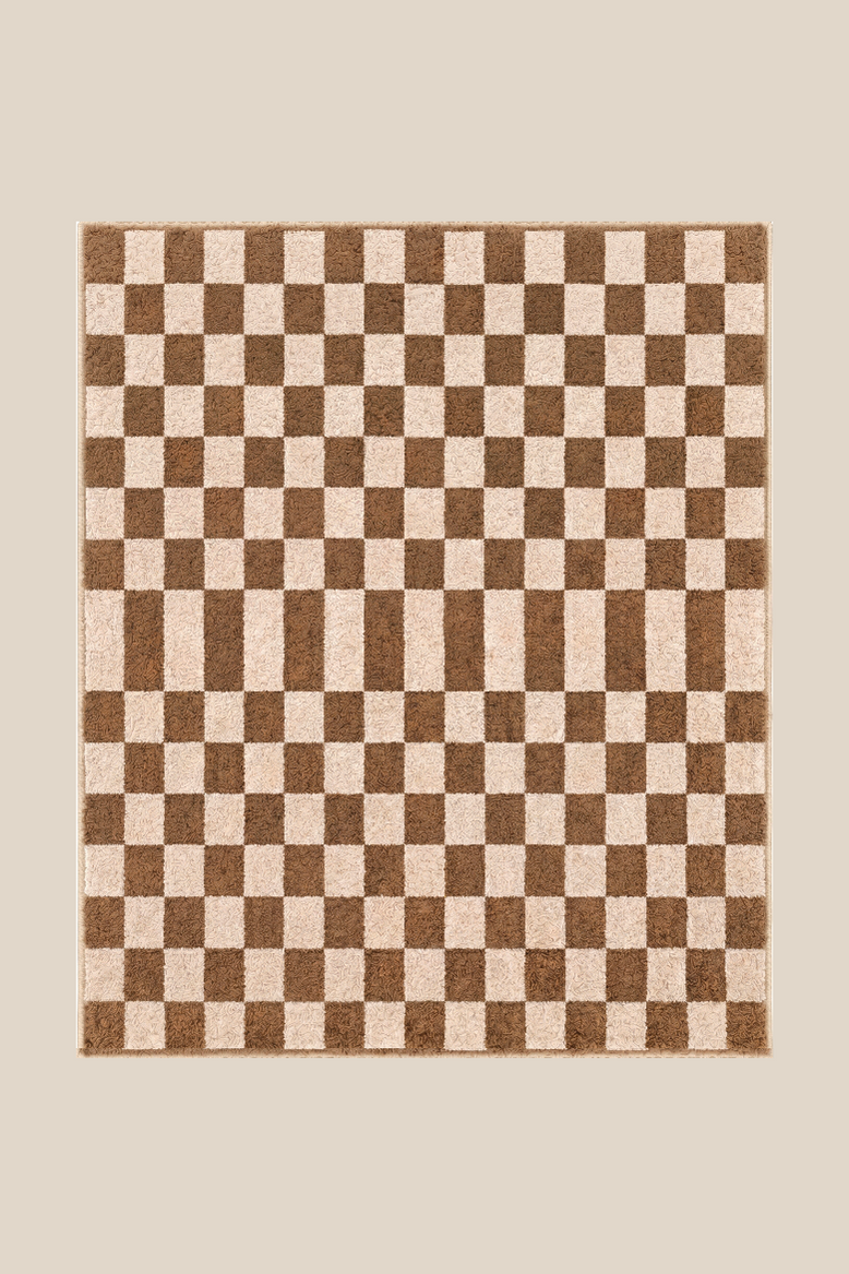 Checker Plush - Latte | Sundream