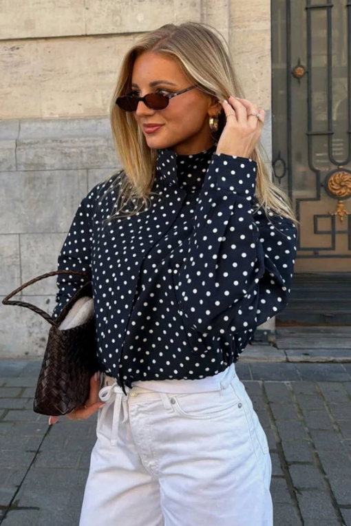 Oversized Polka Dot Jacket