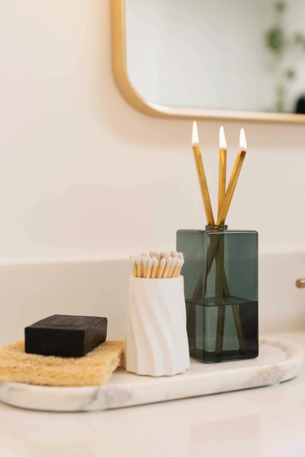 Gold Boxy Reusable Candles