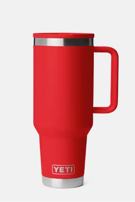 YETI Rambler 40 oz Travel Straw Mug - Rescue Red