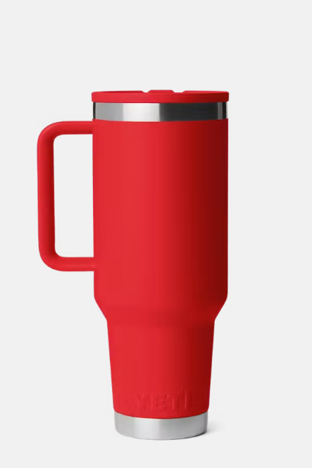 YETI Rambler 40 oz Travel Straw Mug - Rescue Red