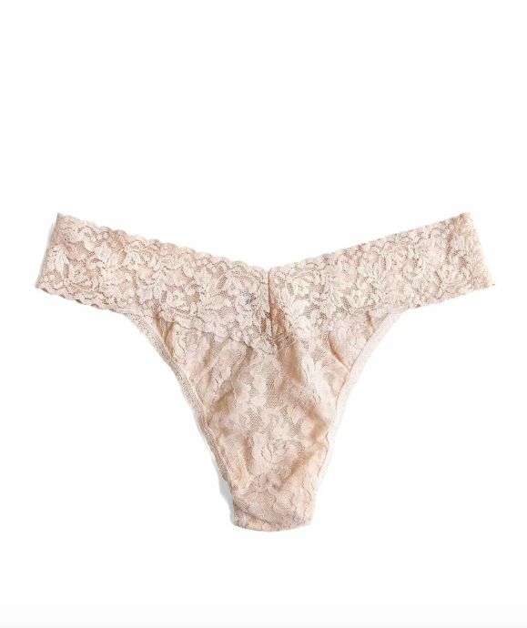 Solid Signature Lace Original Rise Thongs