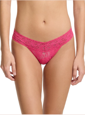 Solid Signature Lace Original Rise Thongs