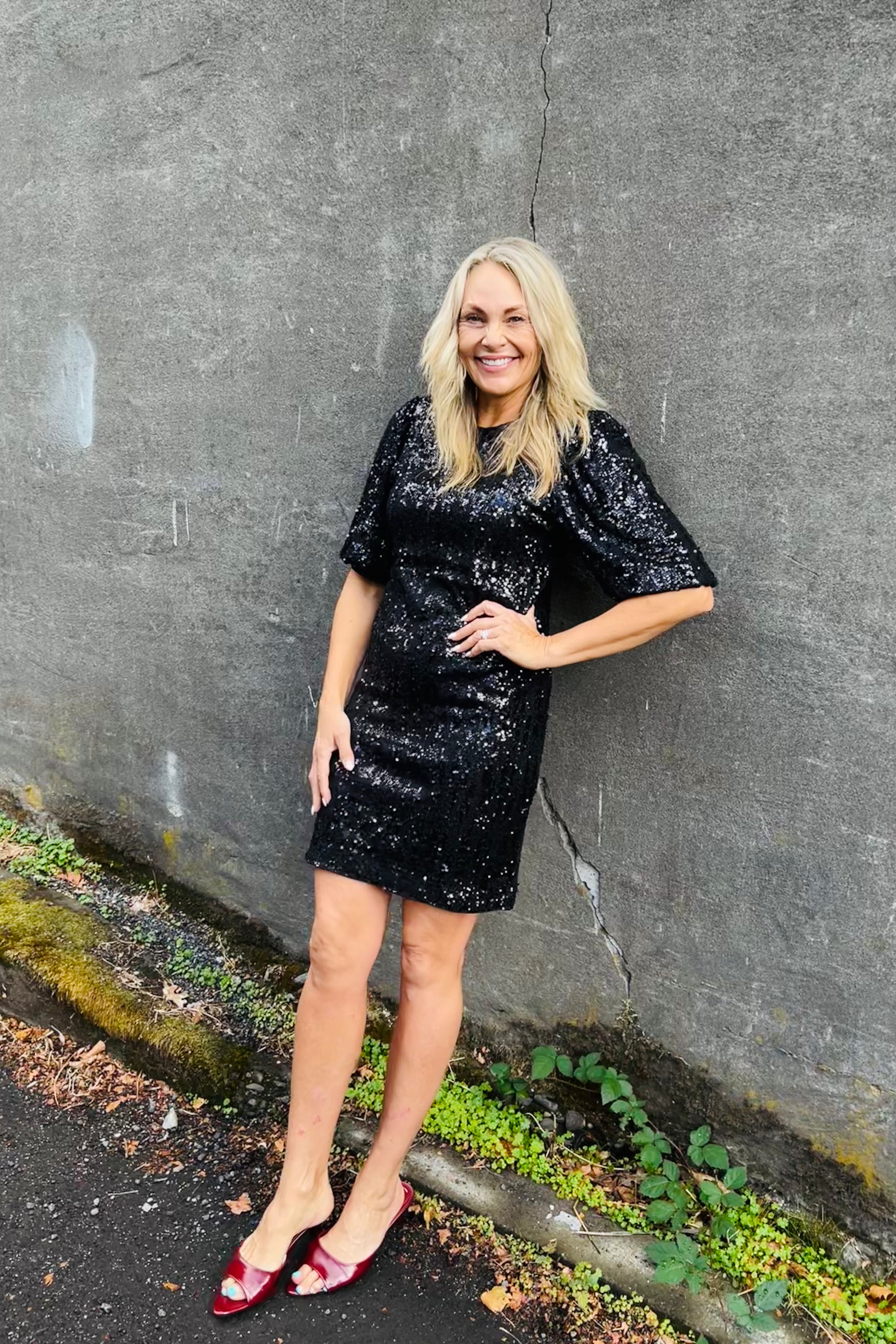 Sequins On Sequins Dress