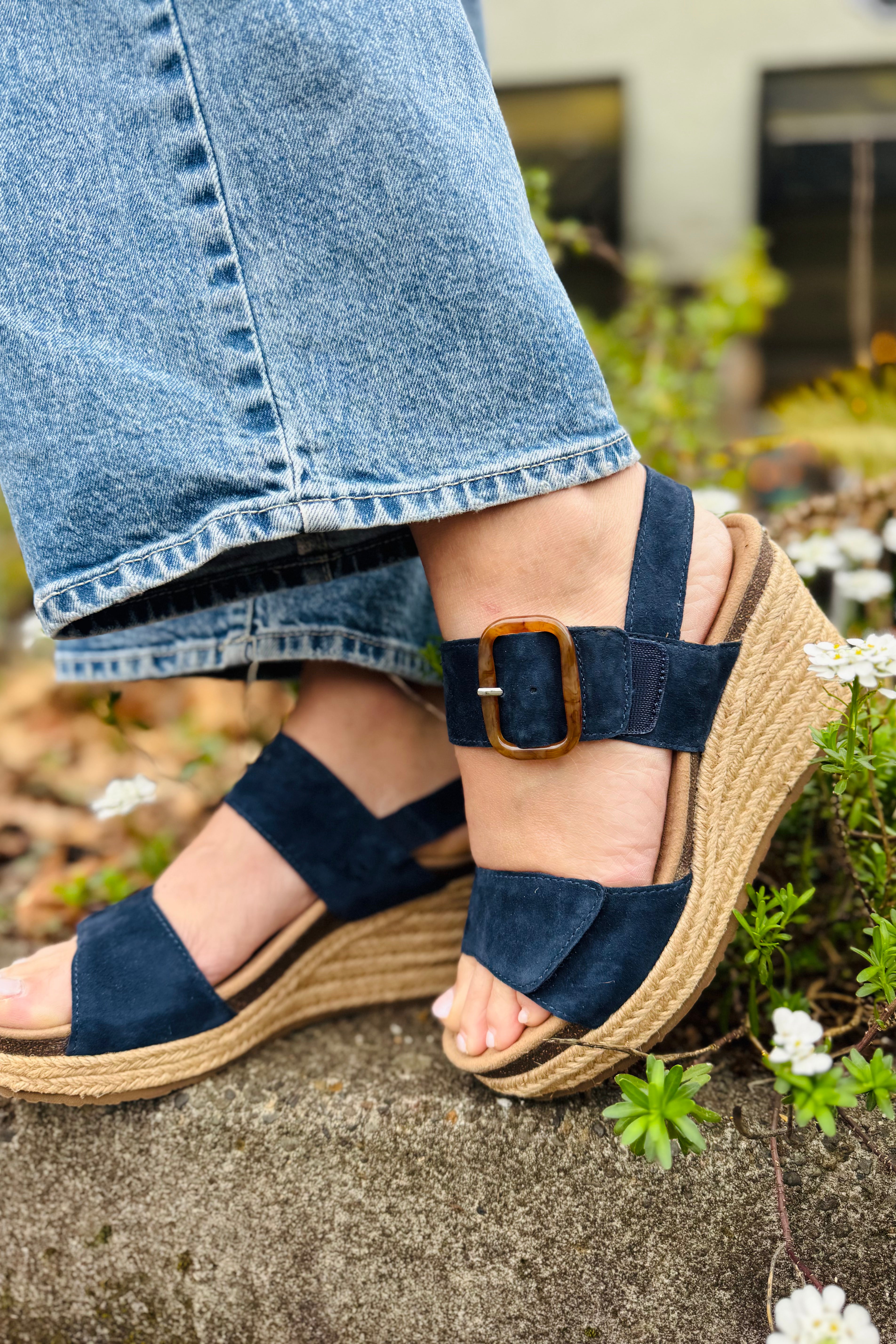 Ashley Wedge-Navy