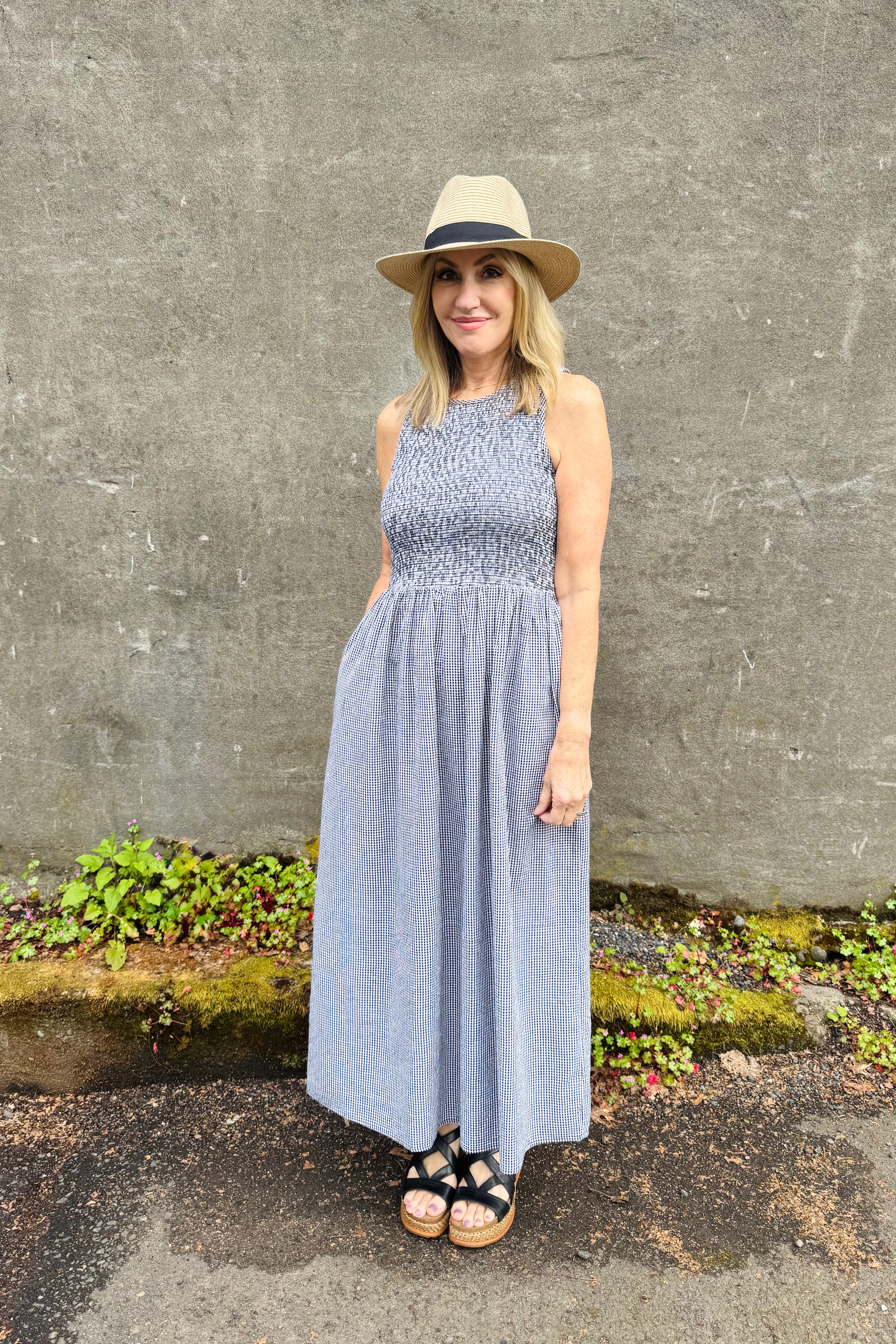 Sleeveless Ruching Top Dress