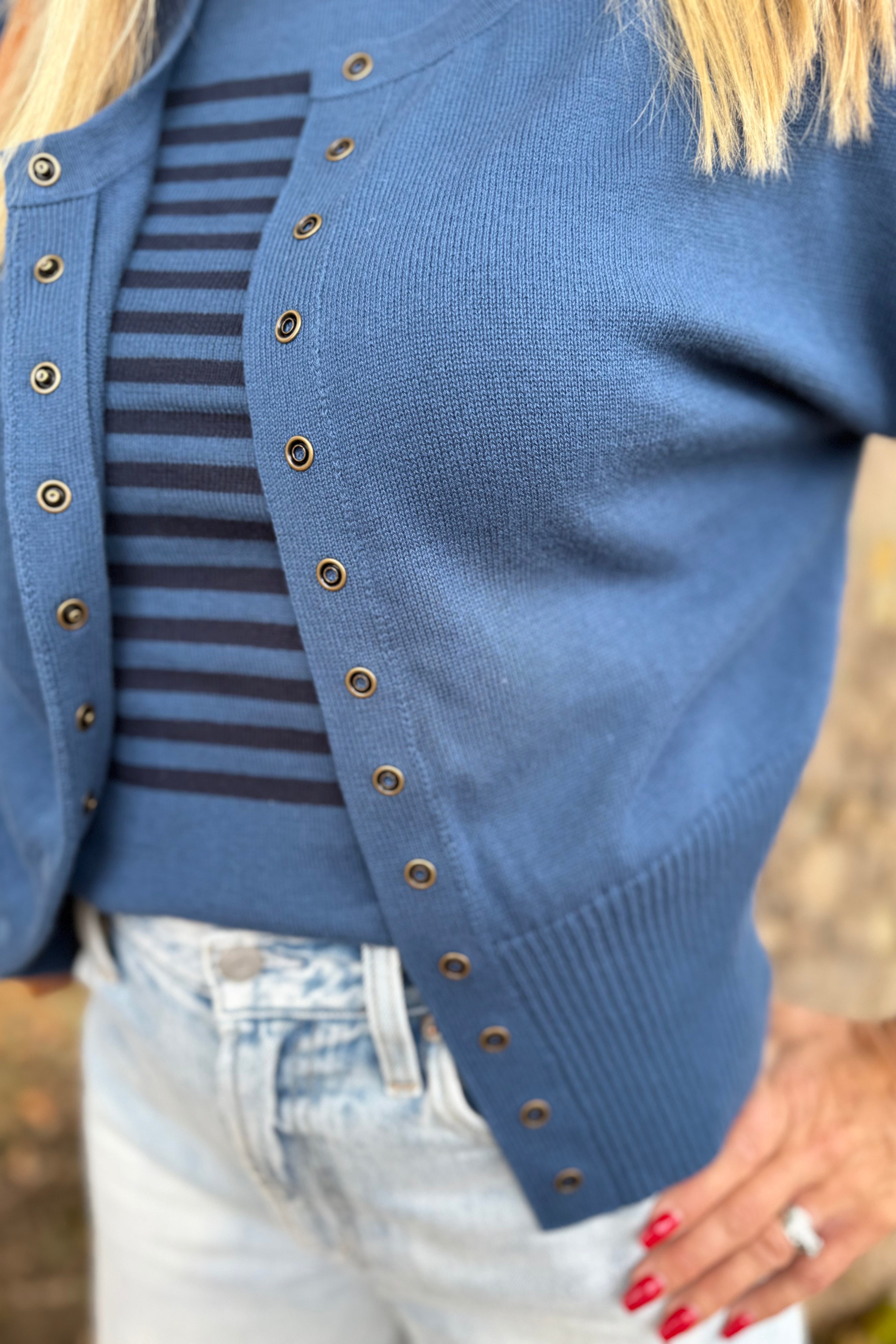 Snap It Pure Cardigan