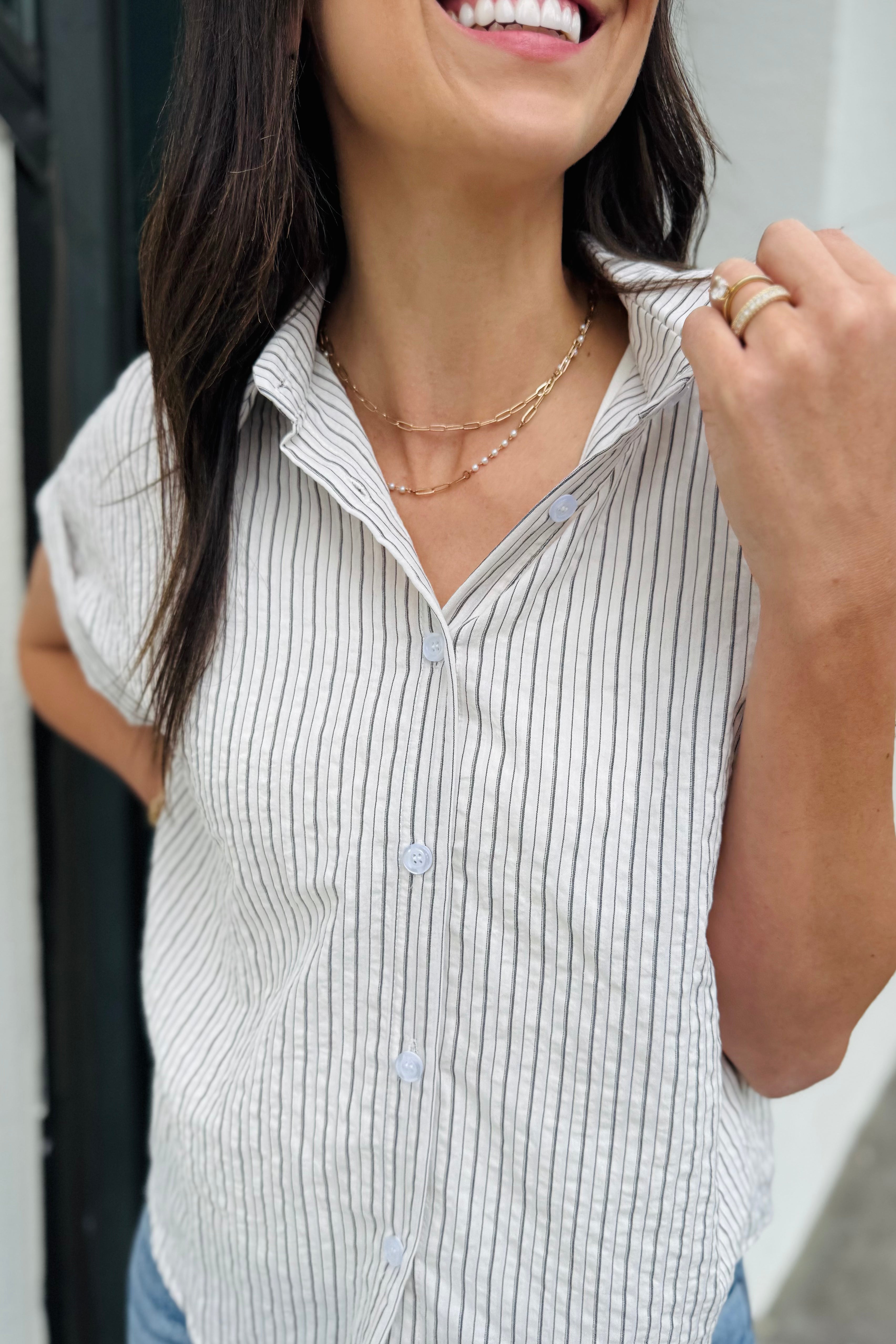 Striped Camp Shirt