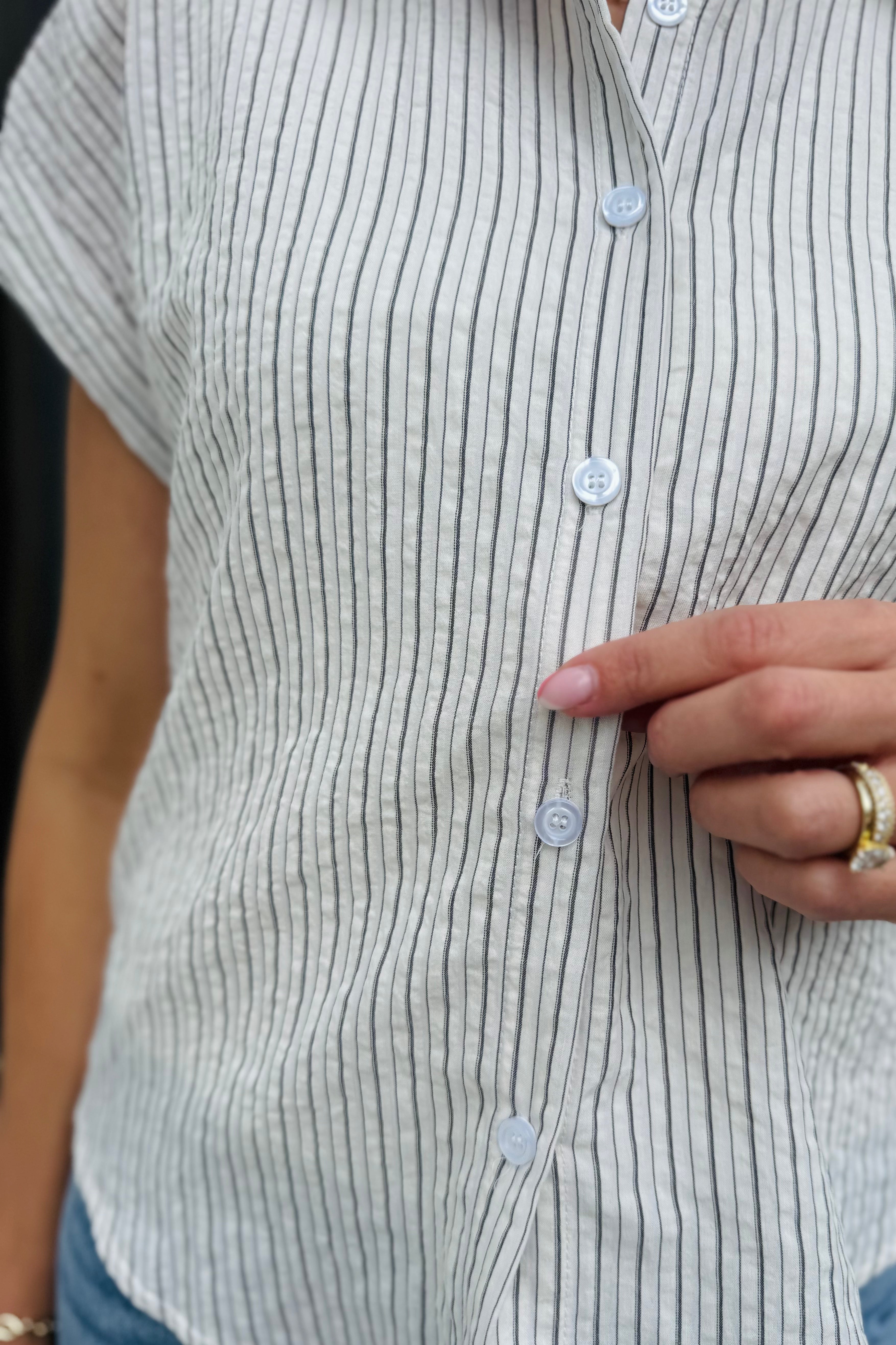 Striped Camp Shirt