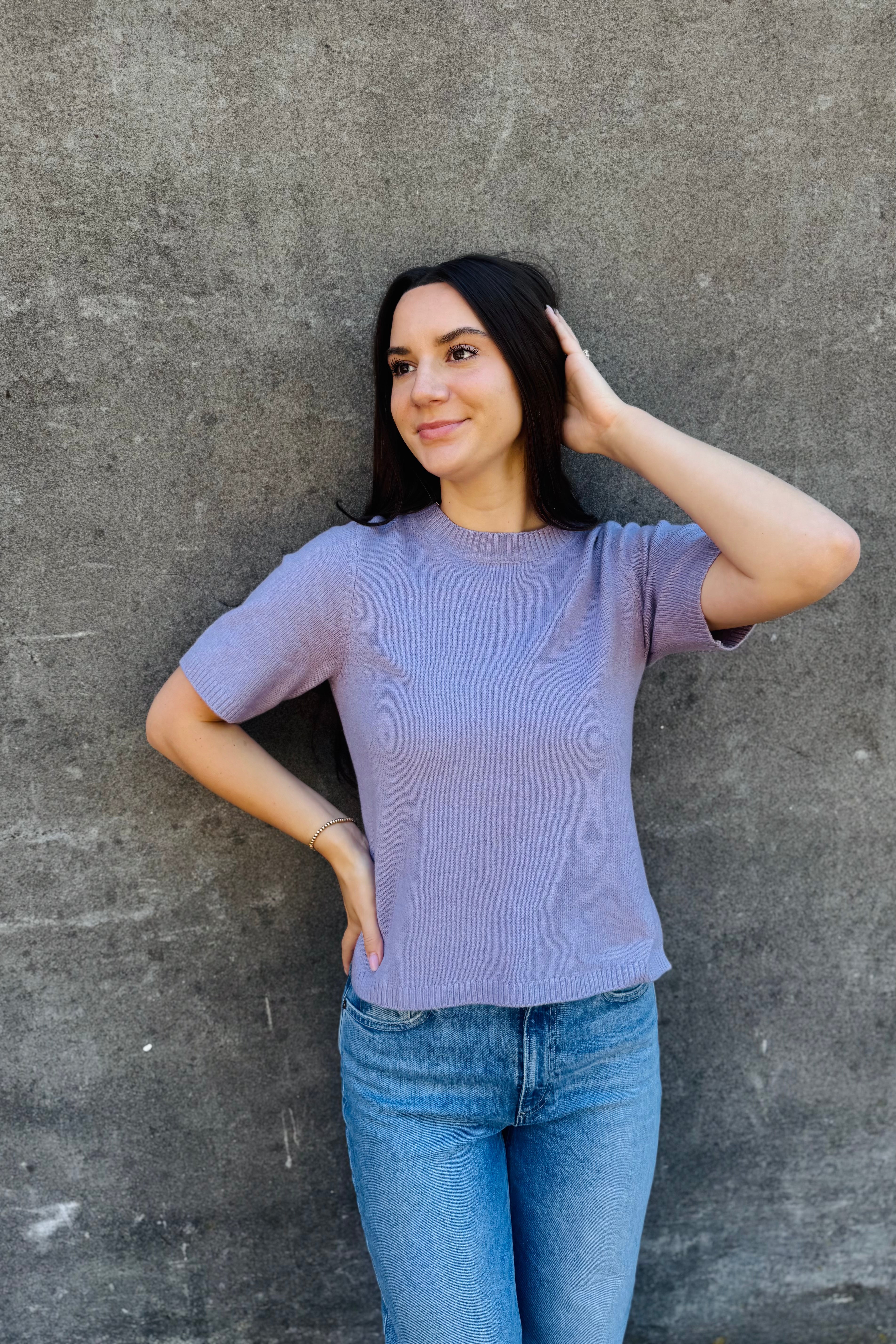 Sweater Tee-Purple Haze | Sanctuary