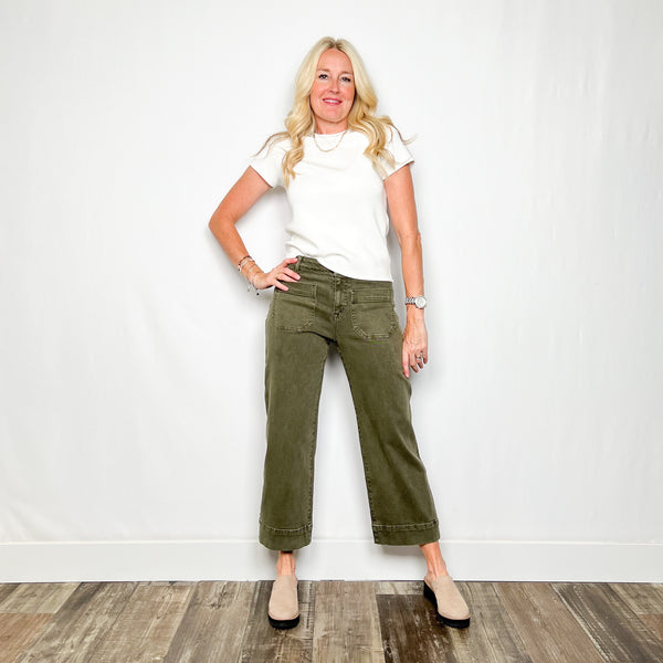 The Marine Cropped Trouser