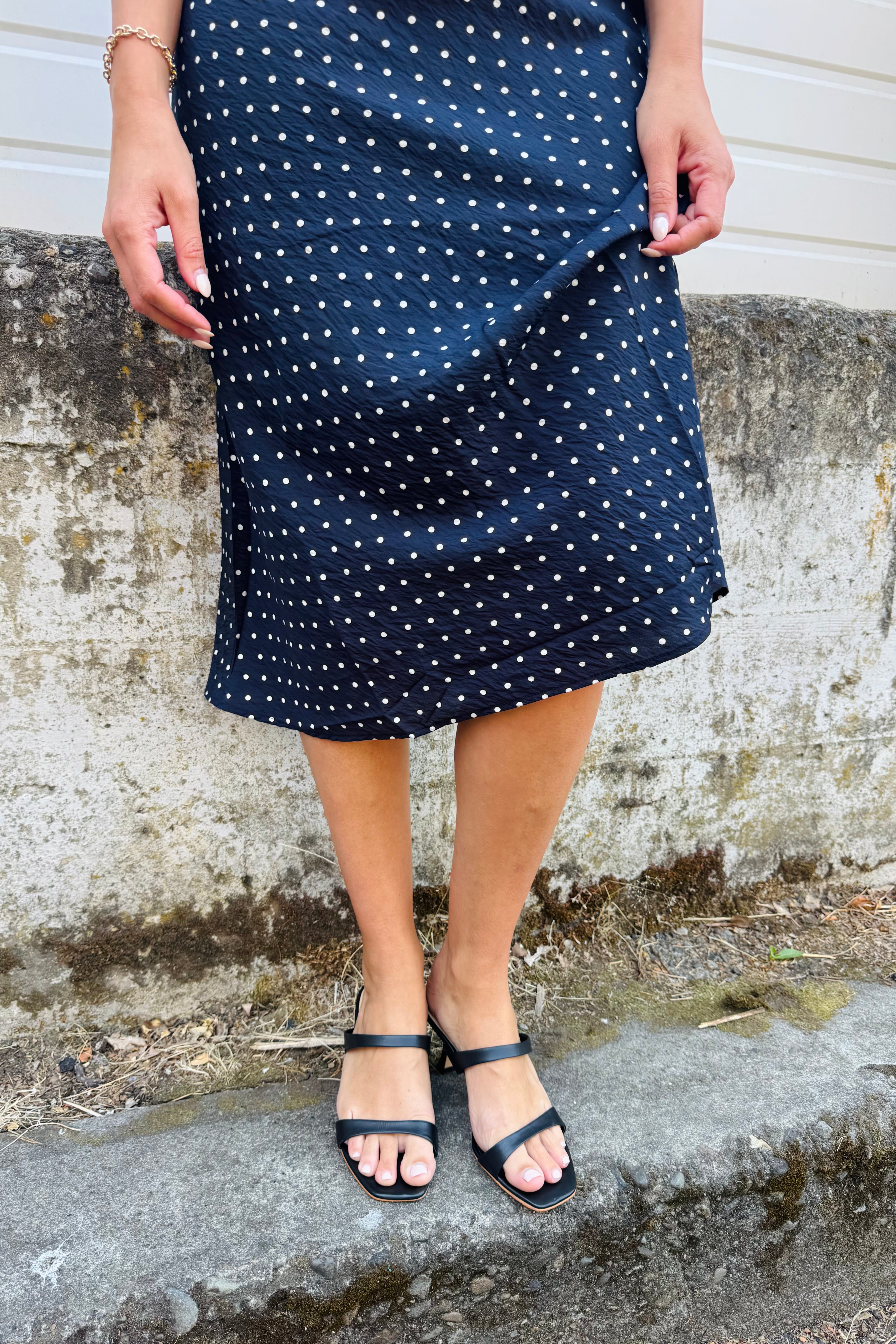 Polka Dot Midi Dress