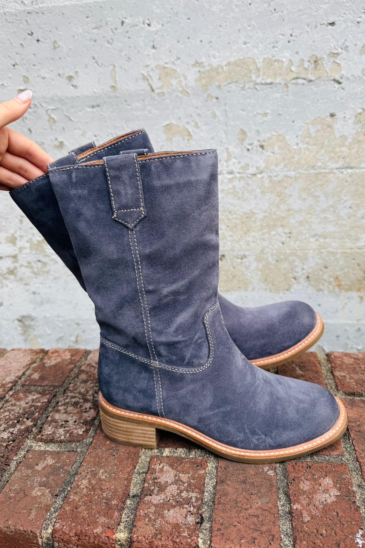 Tabitha Boot - Washed Indigo