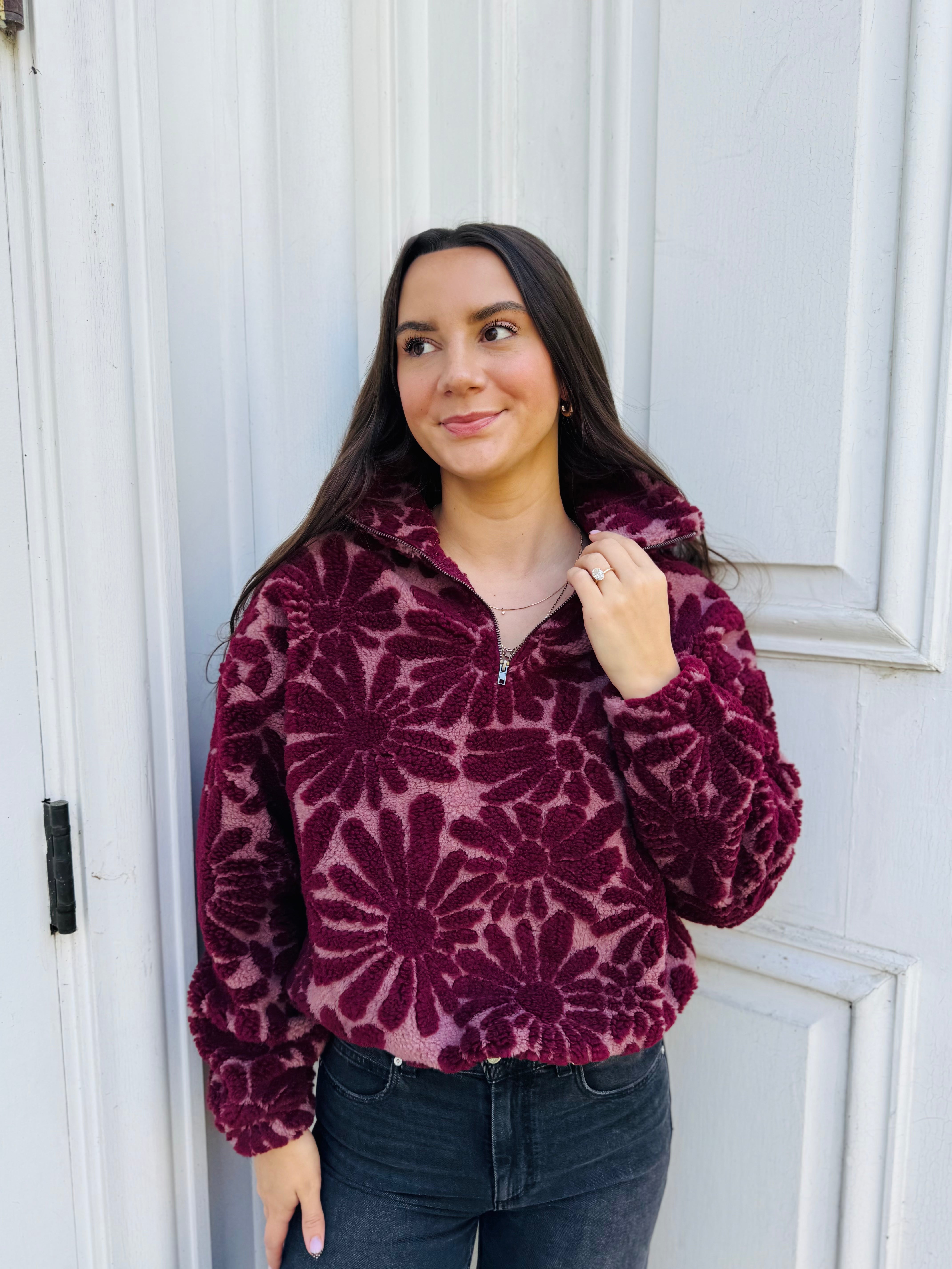 The Floral Quarter zip