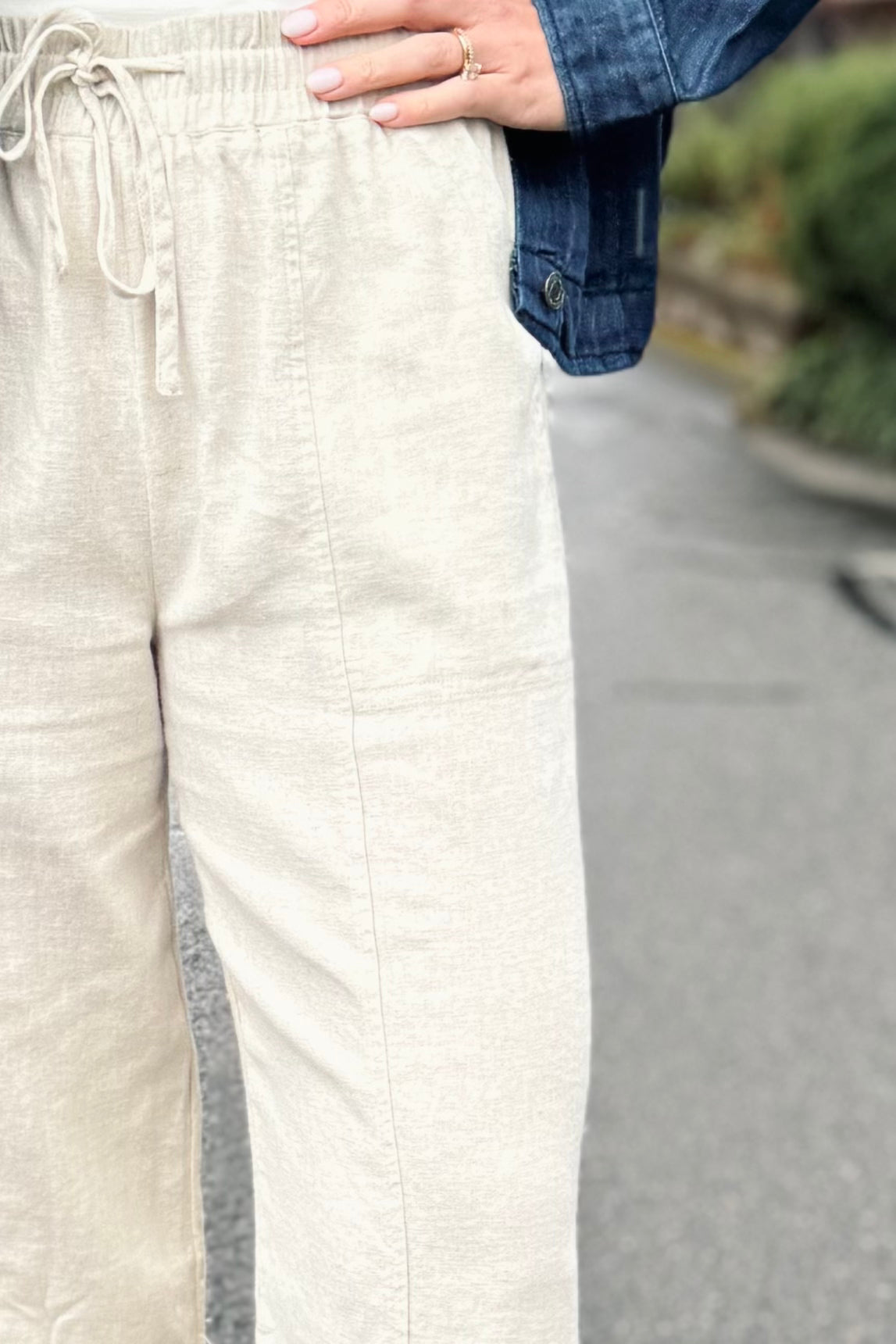 Solana Pants-Oatmeal