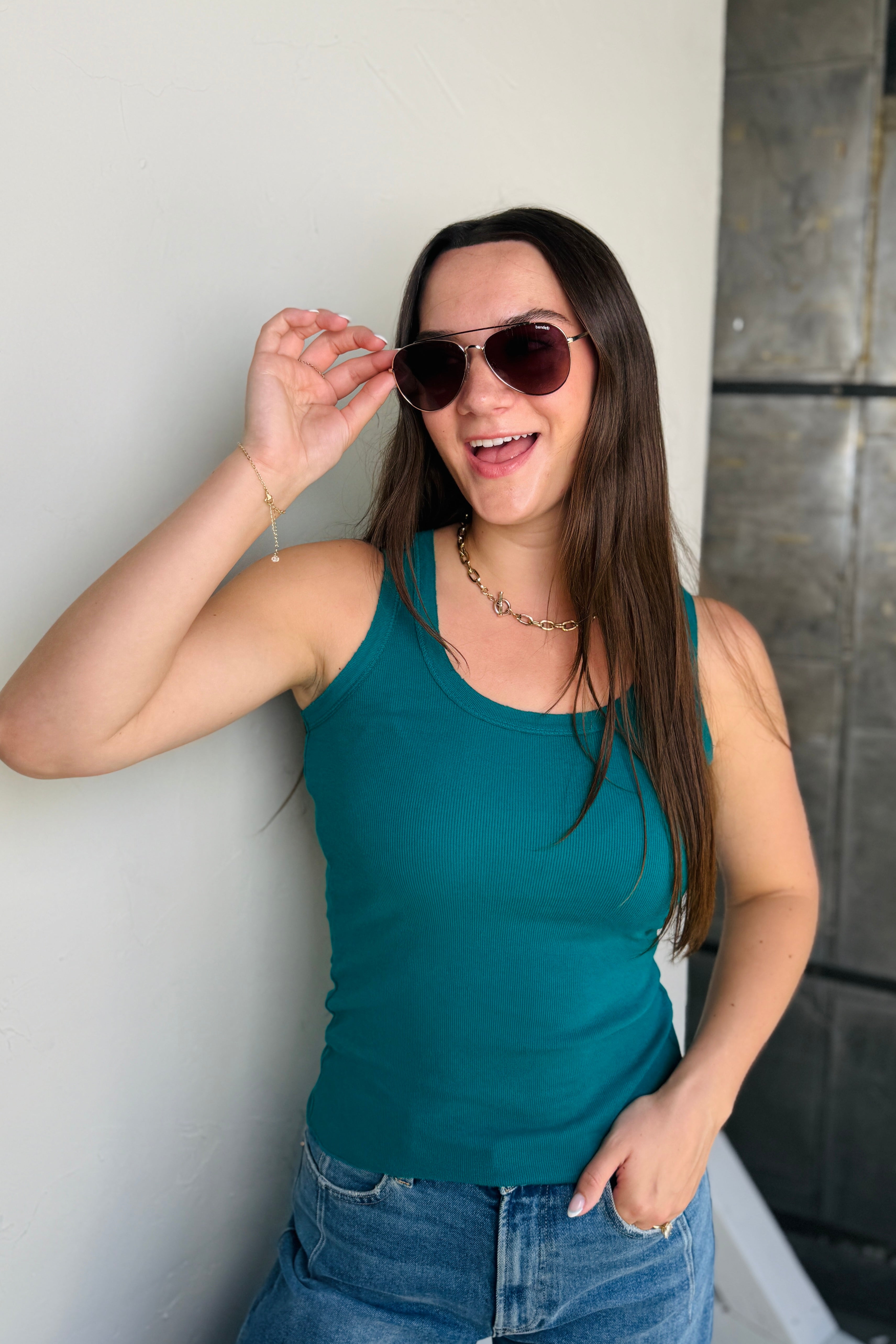 Tiburon Tank - Emerald