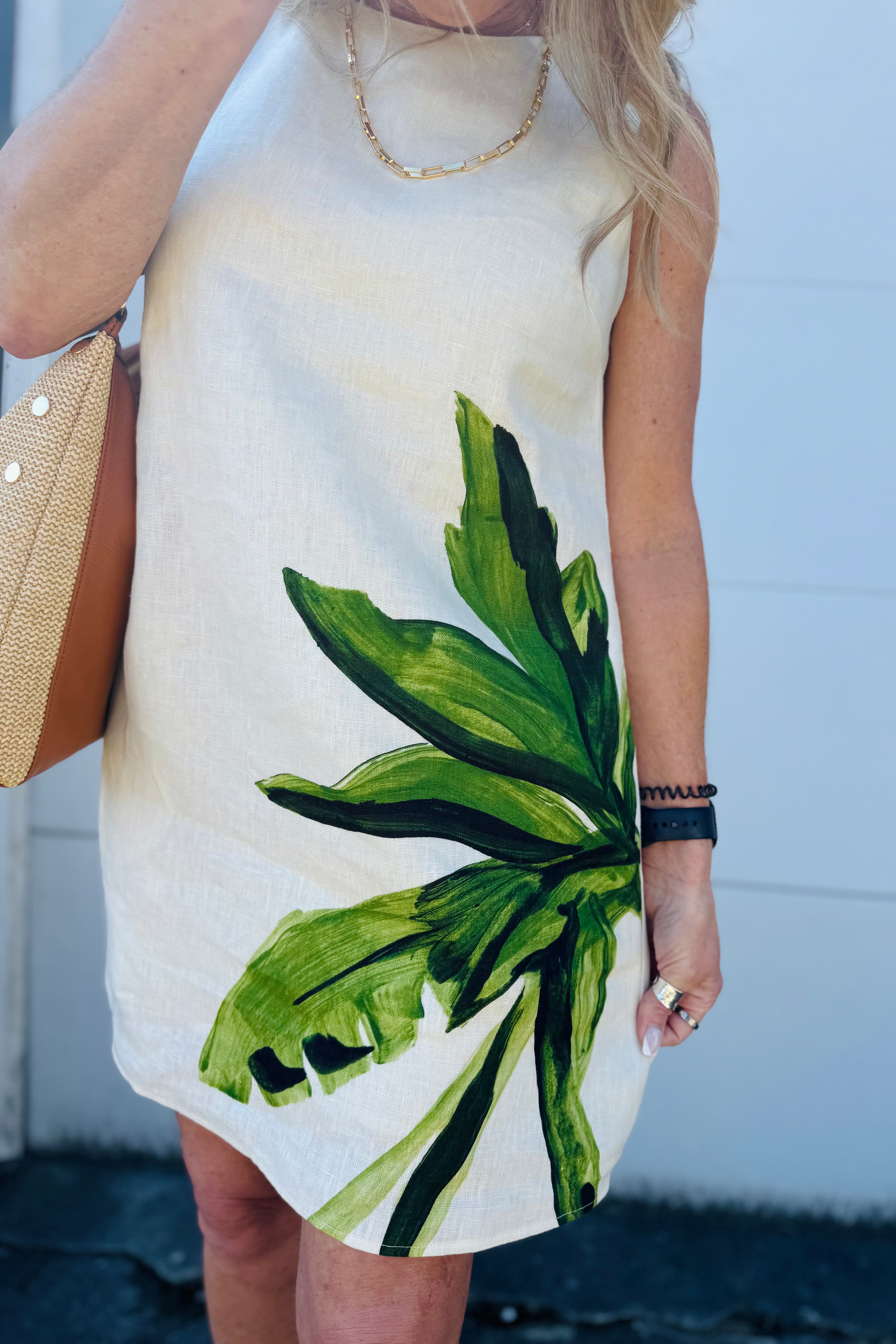 Way To Be Linen Shift Dress