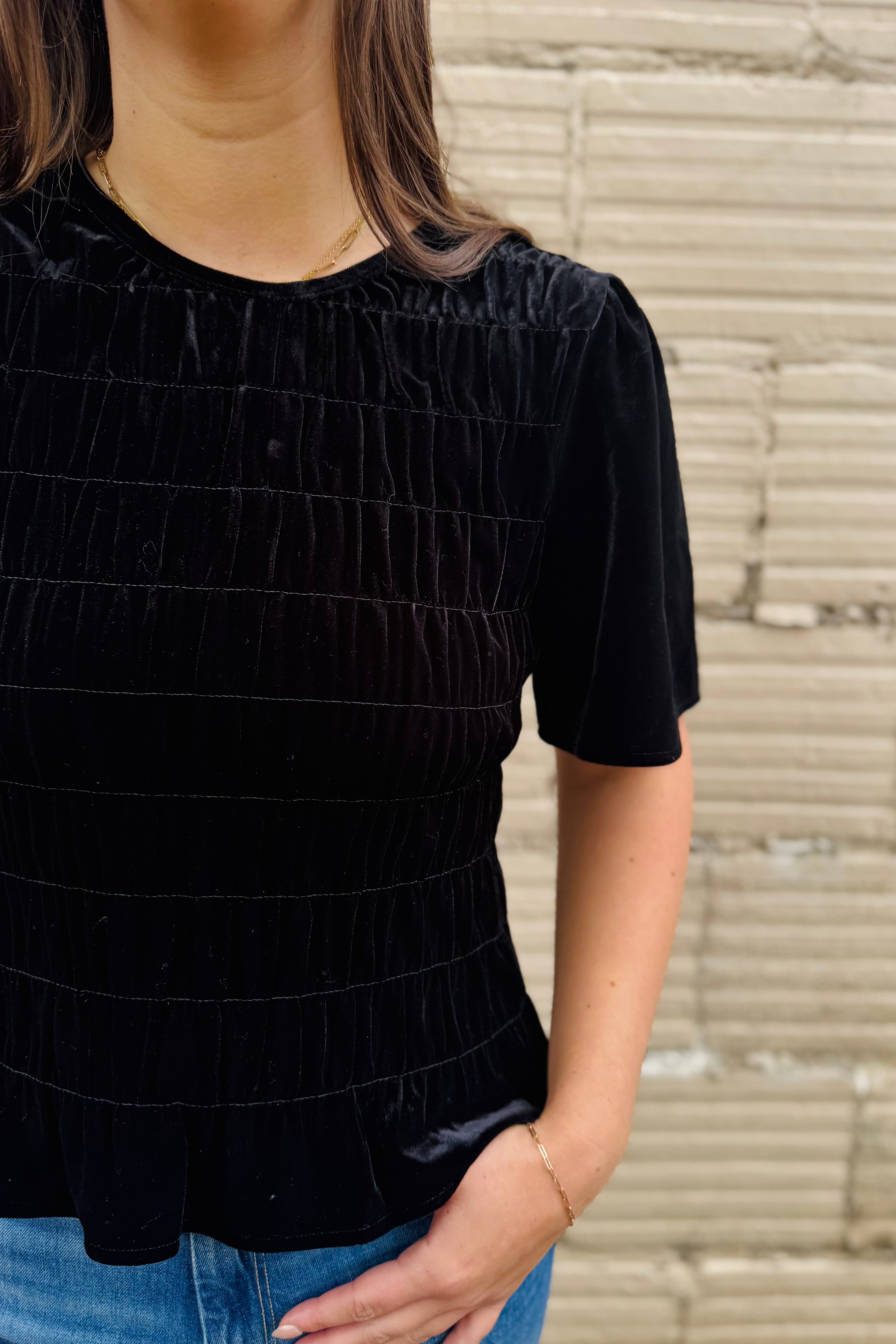 We Belong Velvet Top