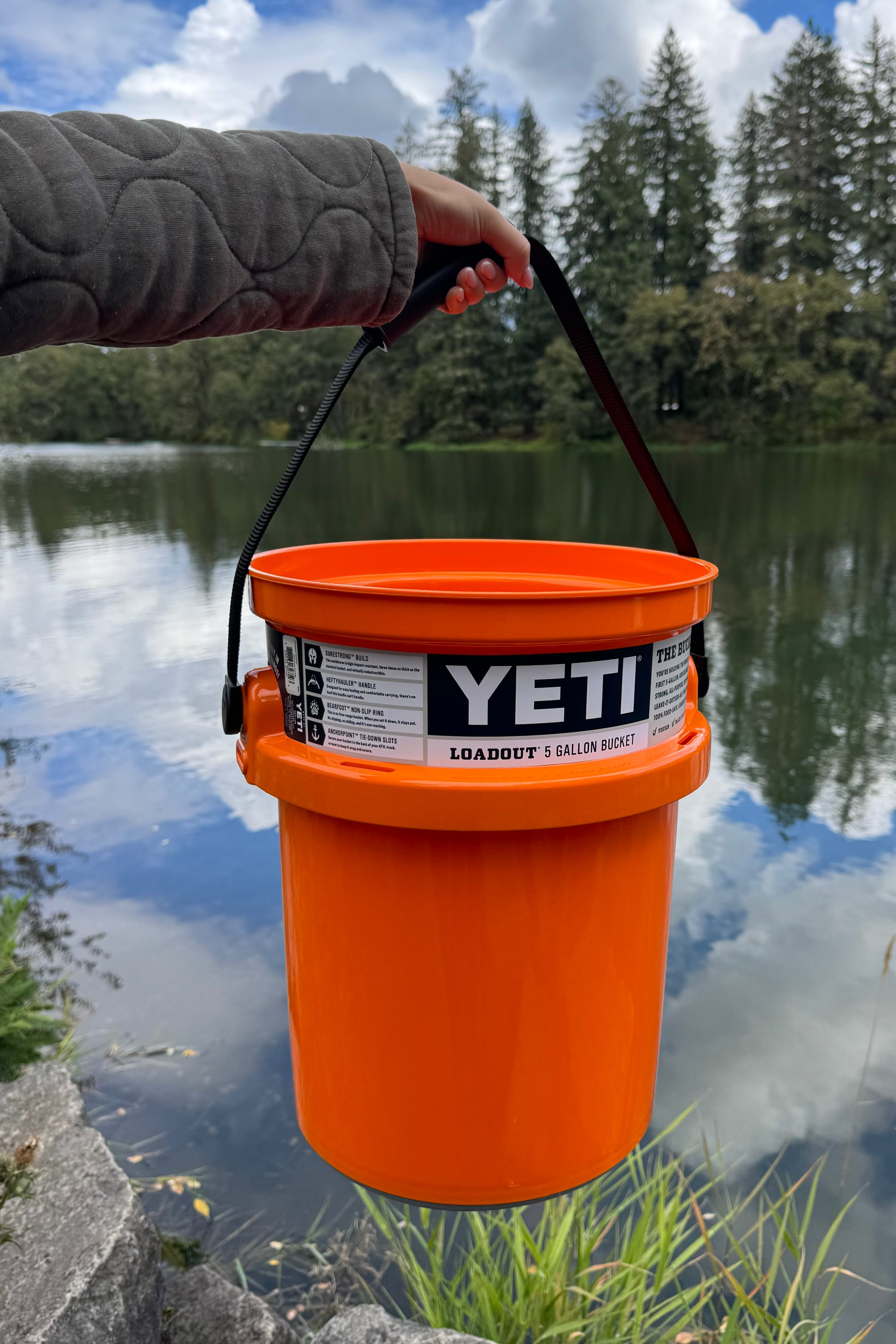 YETI Loadout 5-Gallon Bucket - King Crab Orange