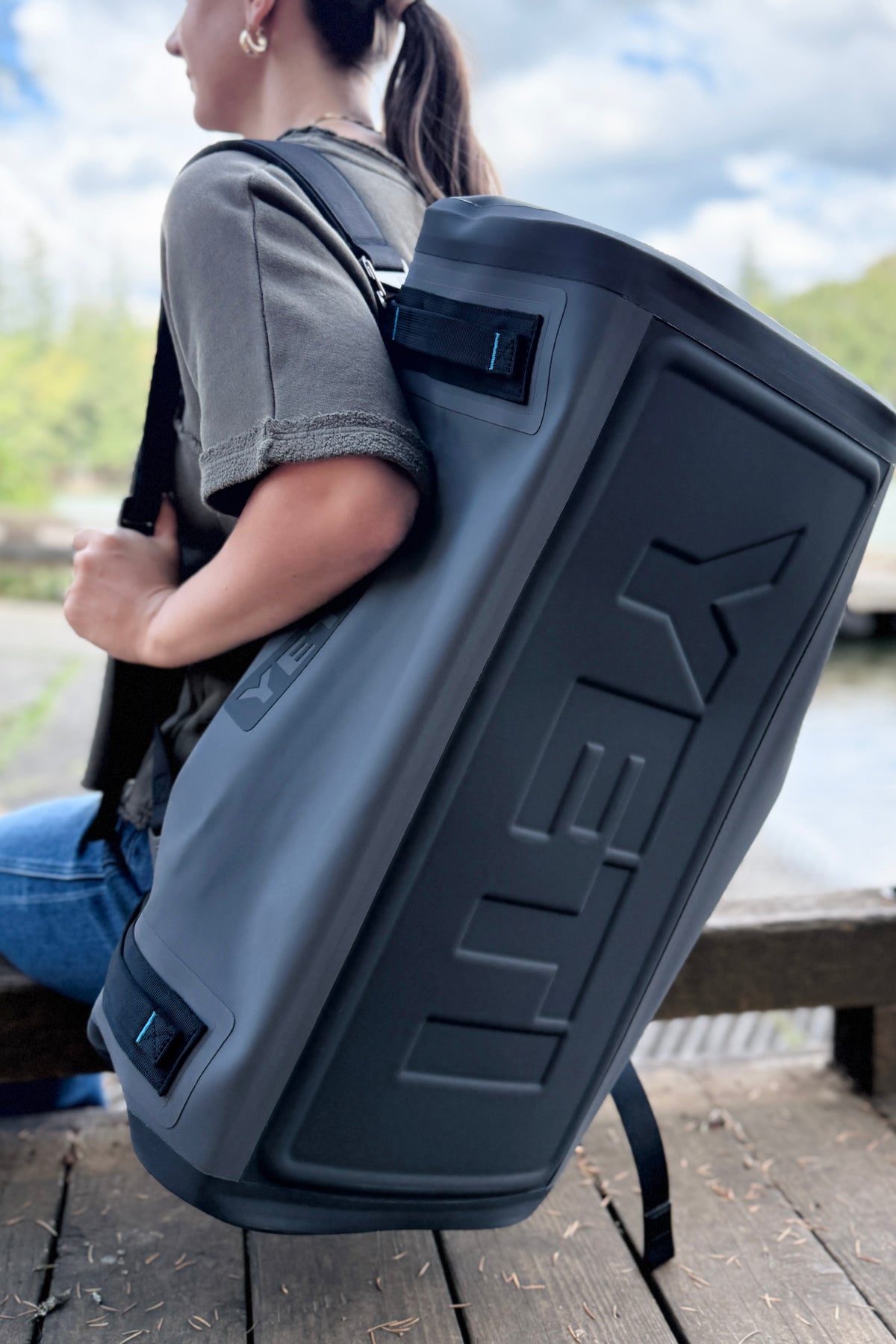 YETI Panga 50L Waterproof Duffel - Storm Gray