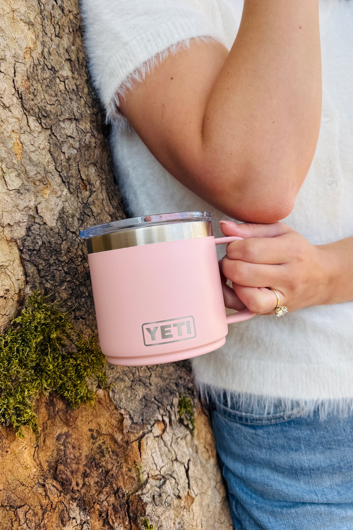 YETI Rambler 14 oz Stackable Mug - Wild Rose
