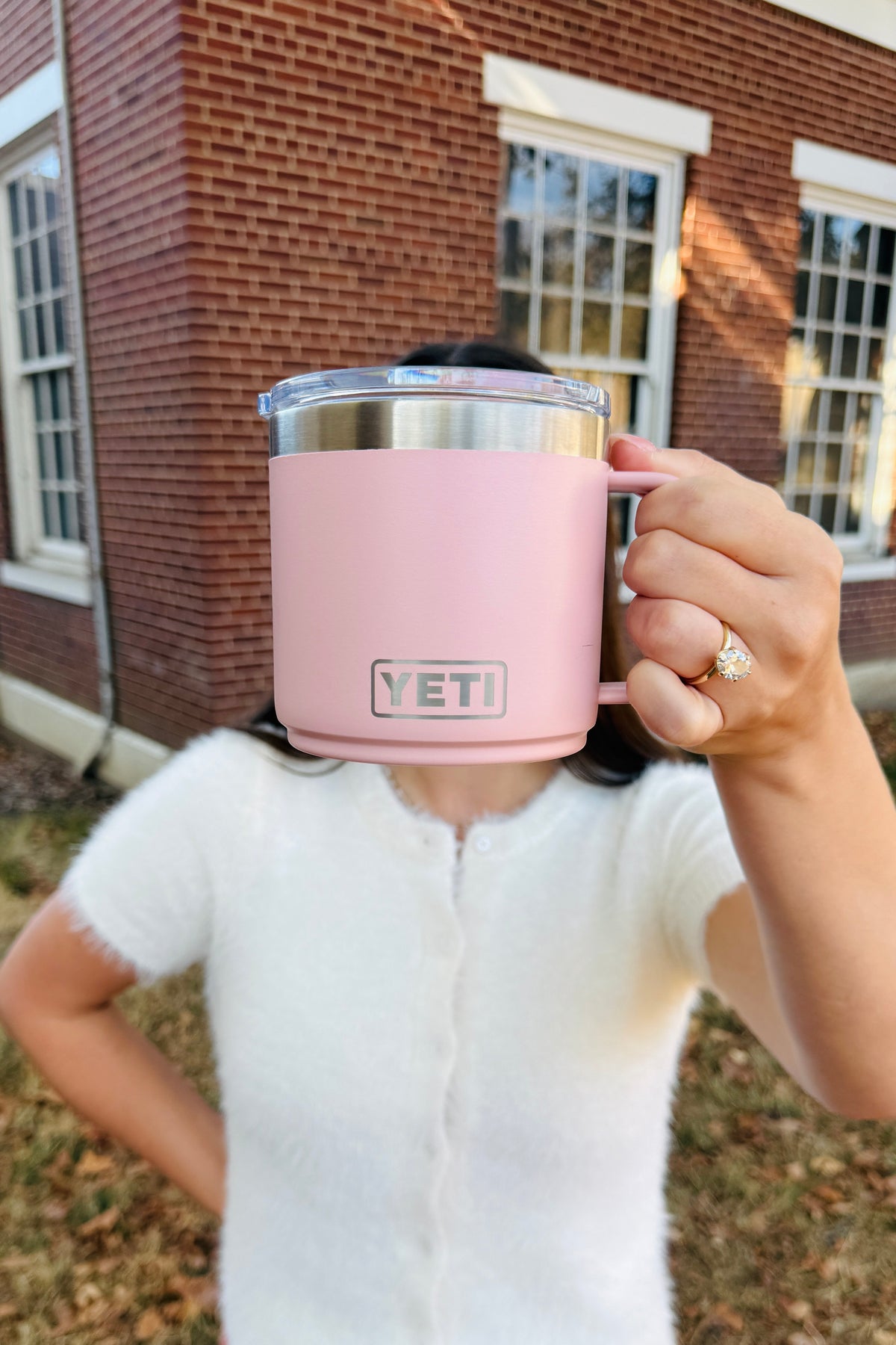 YETI Rambler 14 oz Stackable Mug - Wild Rose