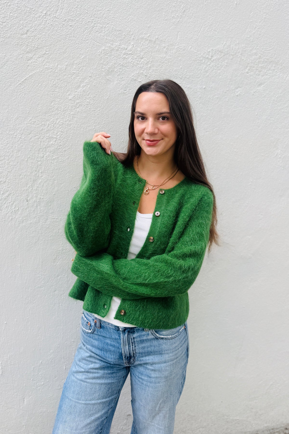 Yara Alpaca Blend Shrunken Cardigan