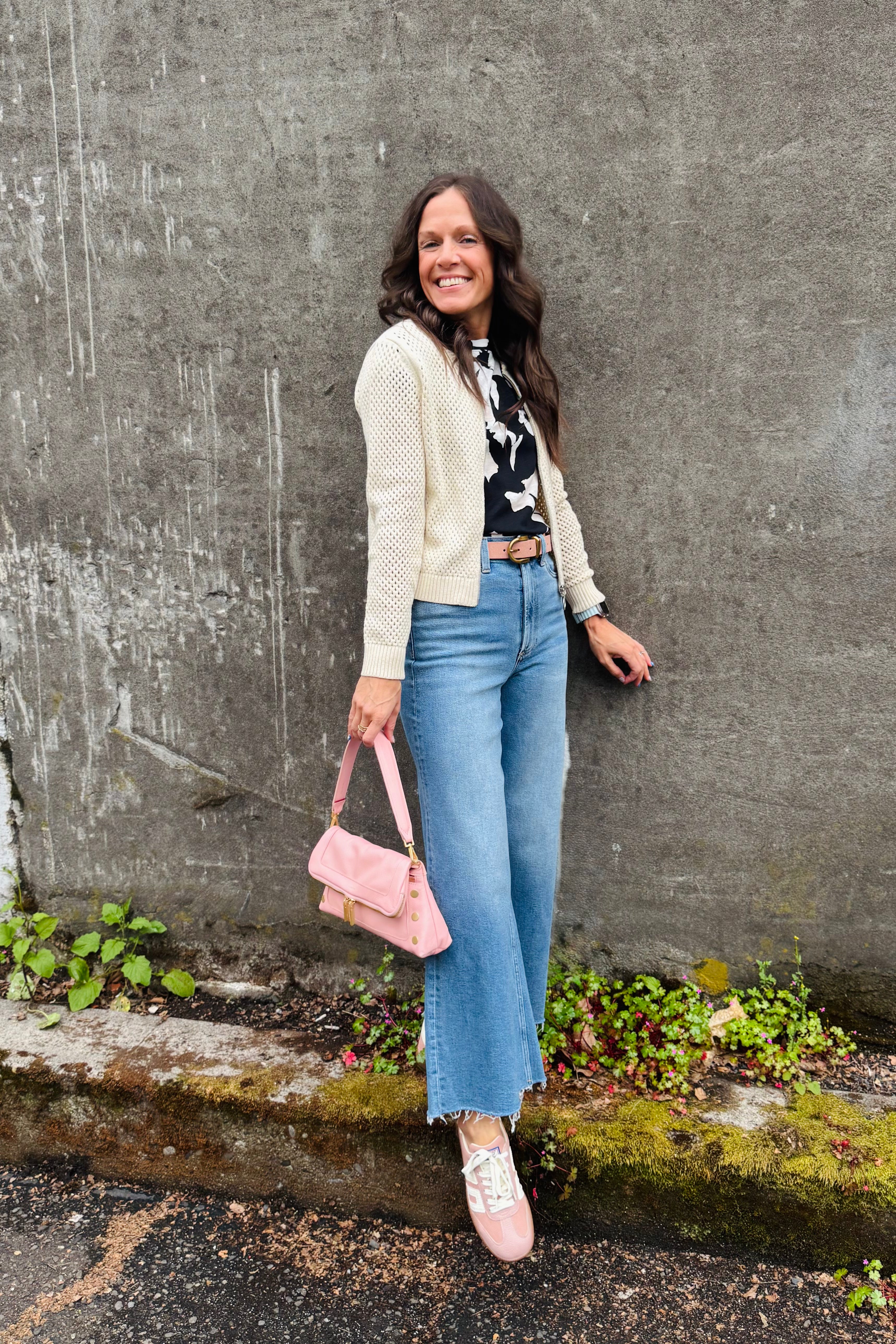 Zip Front Mesh Cardigan