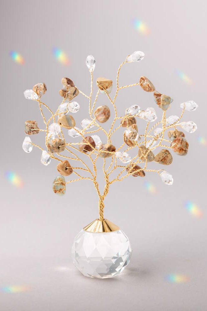 Suncatcher Tree of Life - Aqua Terra/Peace/Gold