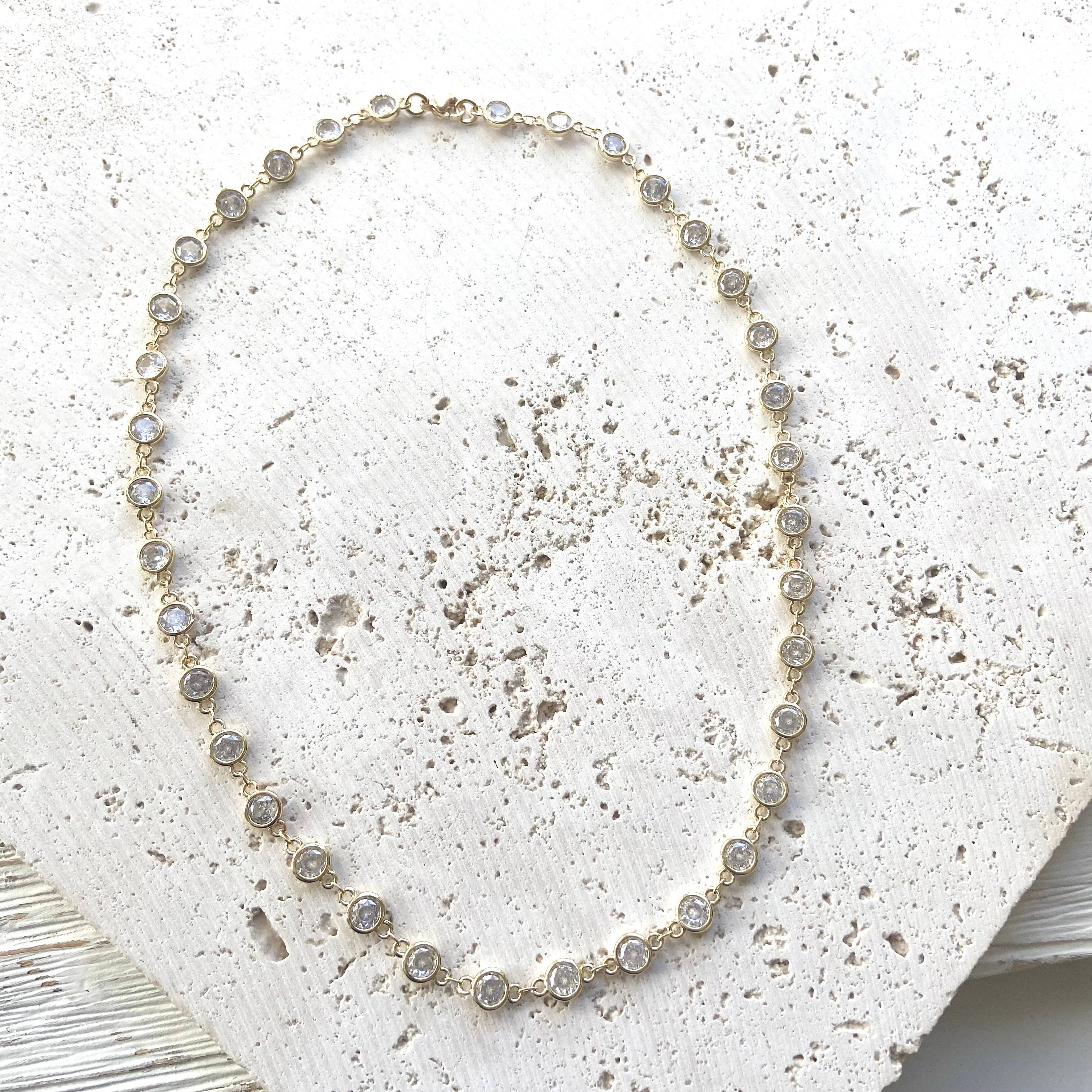 Crystal Layering Necklace