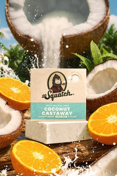 Dr. Squatch Coconut Castaway Soap