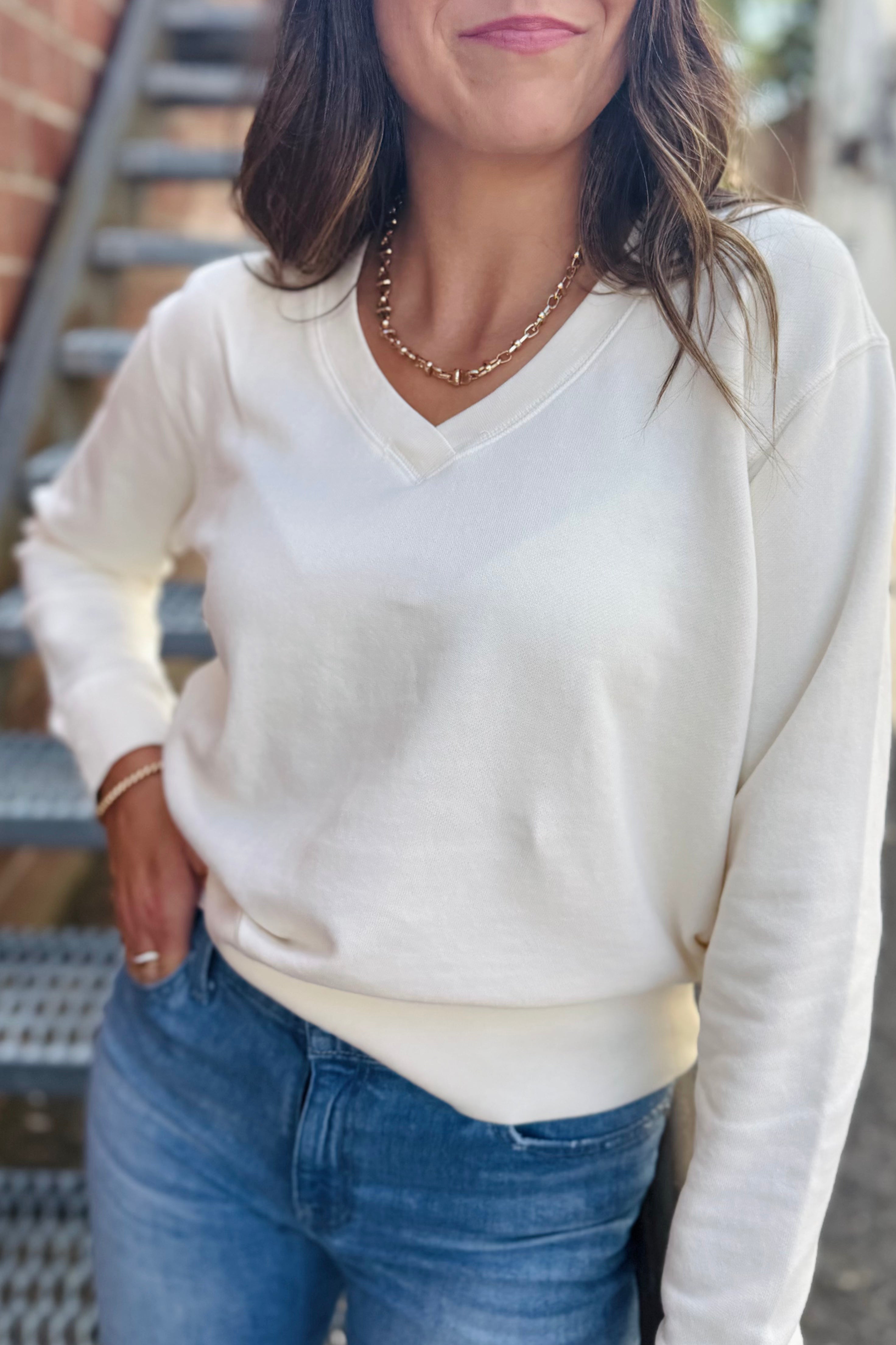 Deep V-Neck