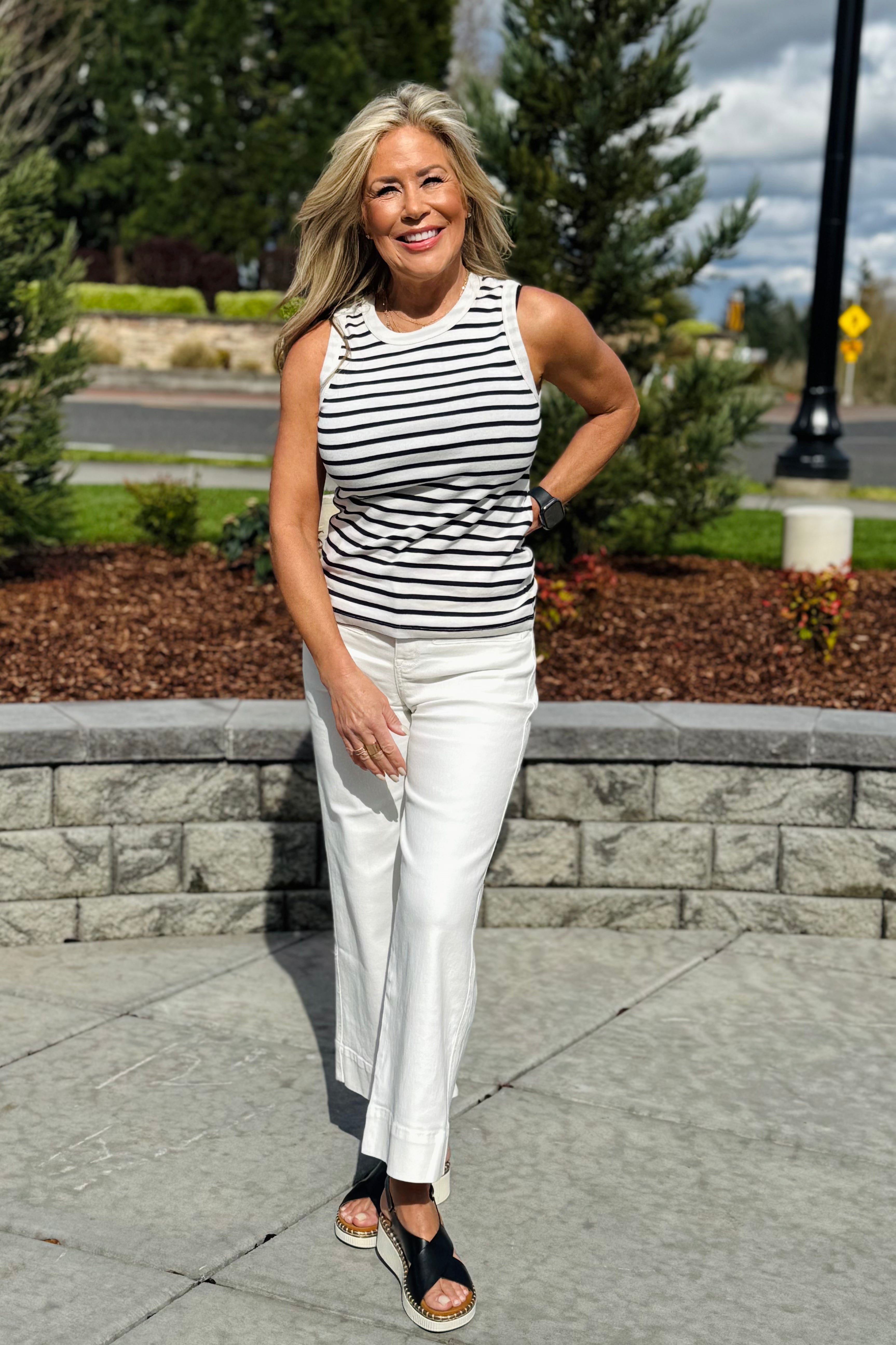 Spring Stripe Top