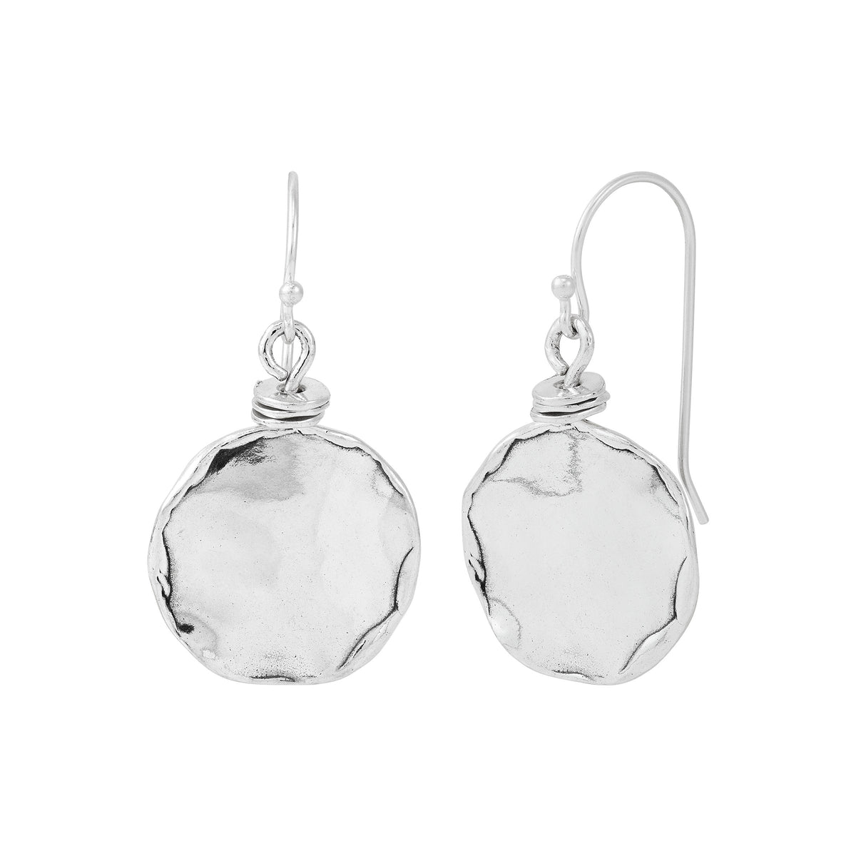 Silpada New Starts disc drop earrings