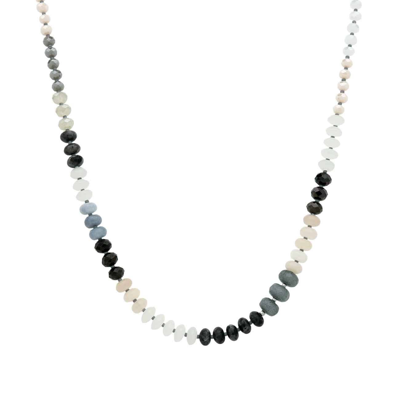 Multi Crystal Beaded Necklace