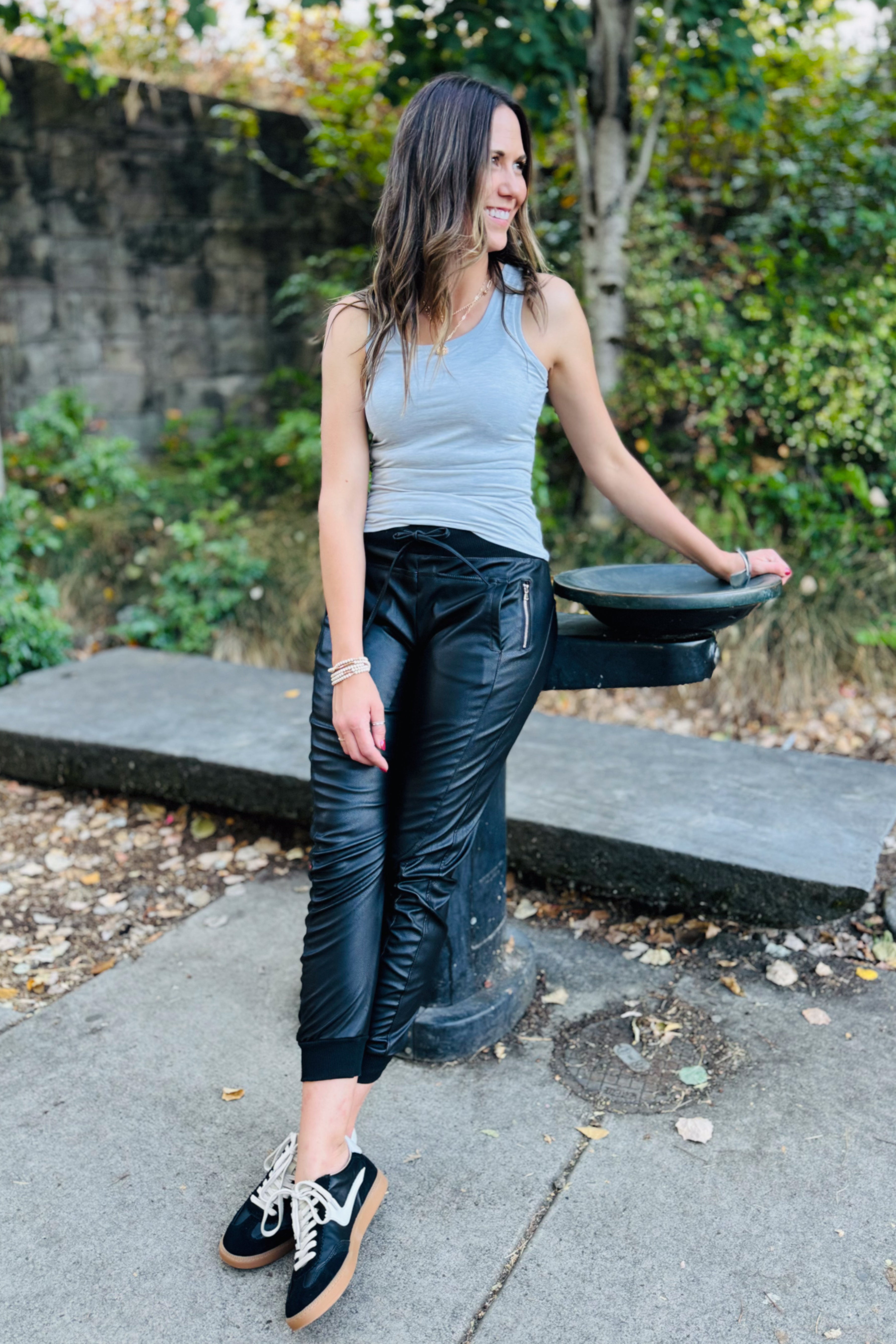 Faux Leather Ultimate Joggers