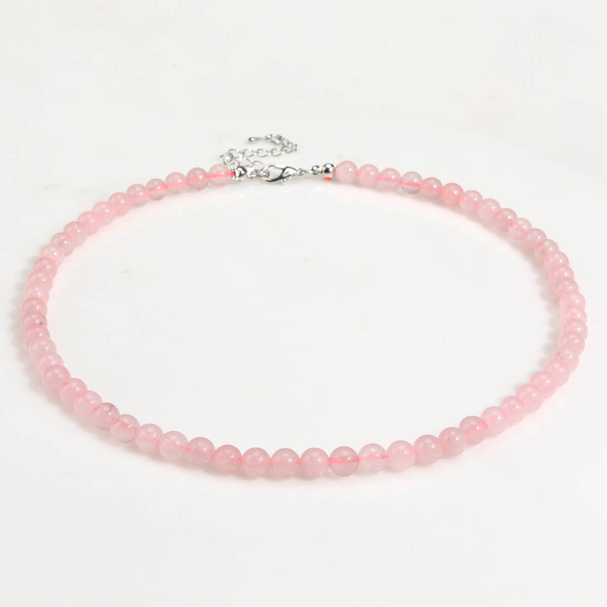 Pink Beaded Versatile Necklace: Set / M - view 6