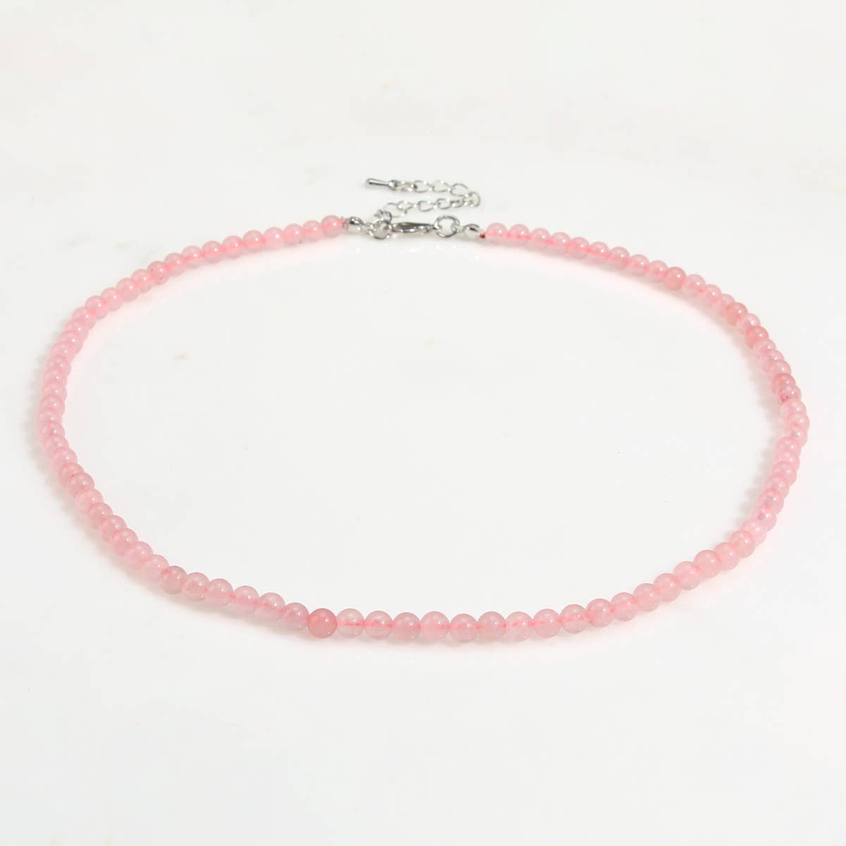 Pink Beaded Versatile Necklace: Set / M - view 5