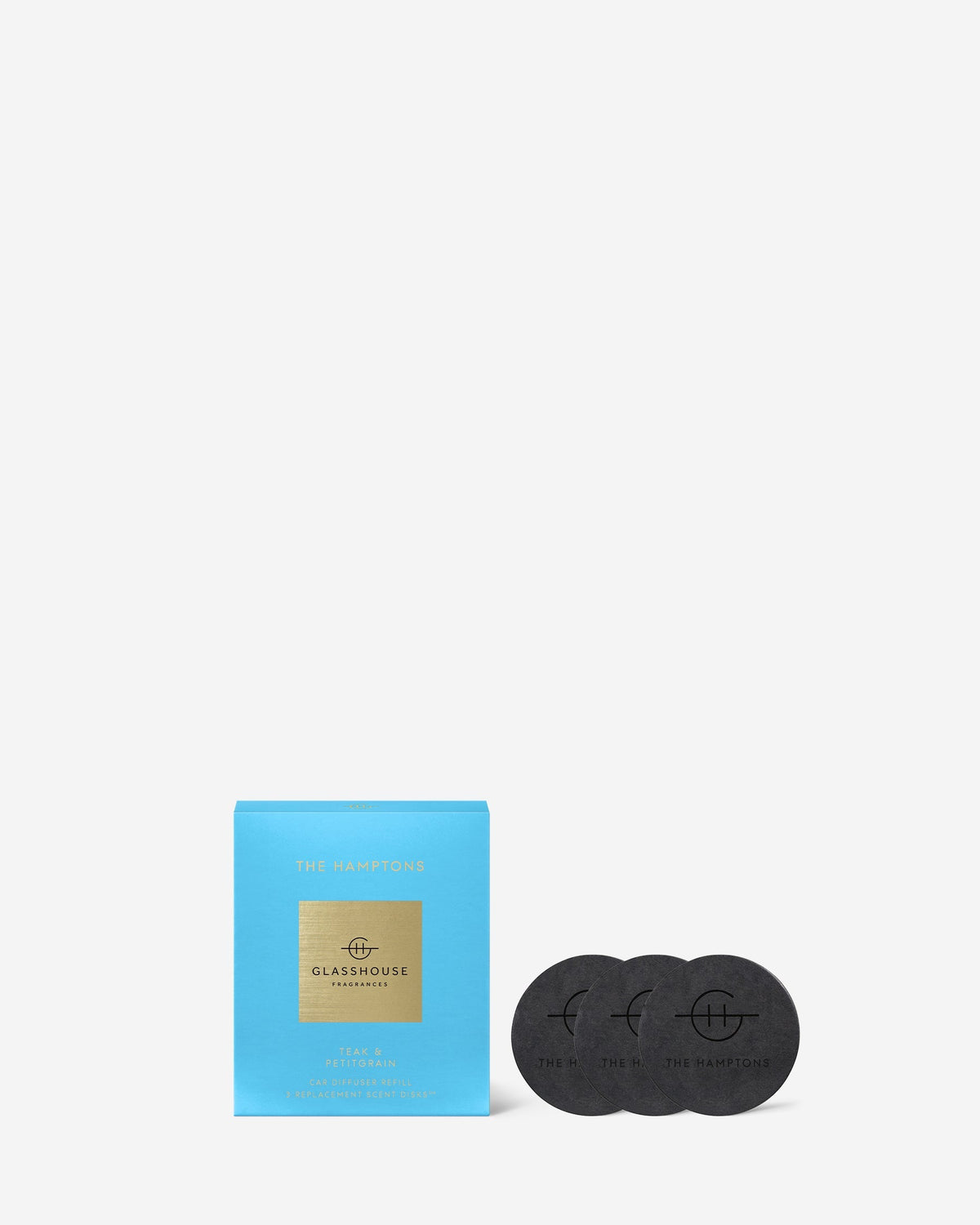 Glasshouse Fragrances The Hamptons Car Diffuser Refill Scent Disk