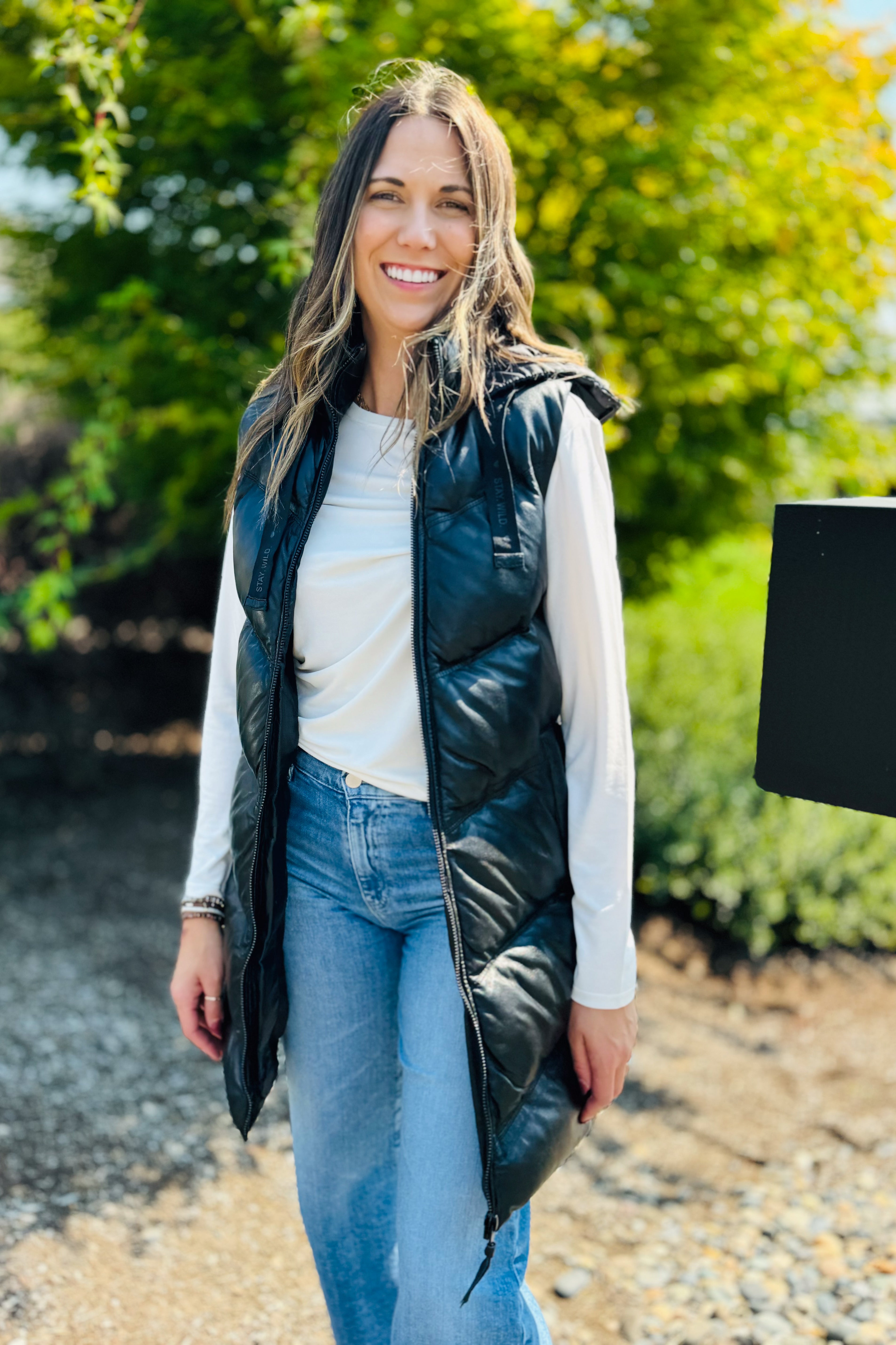 Gina Leather Vest