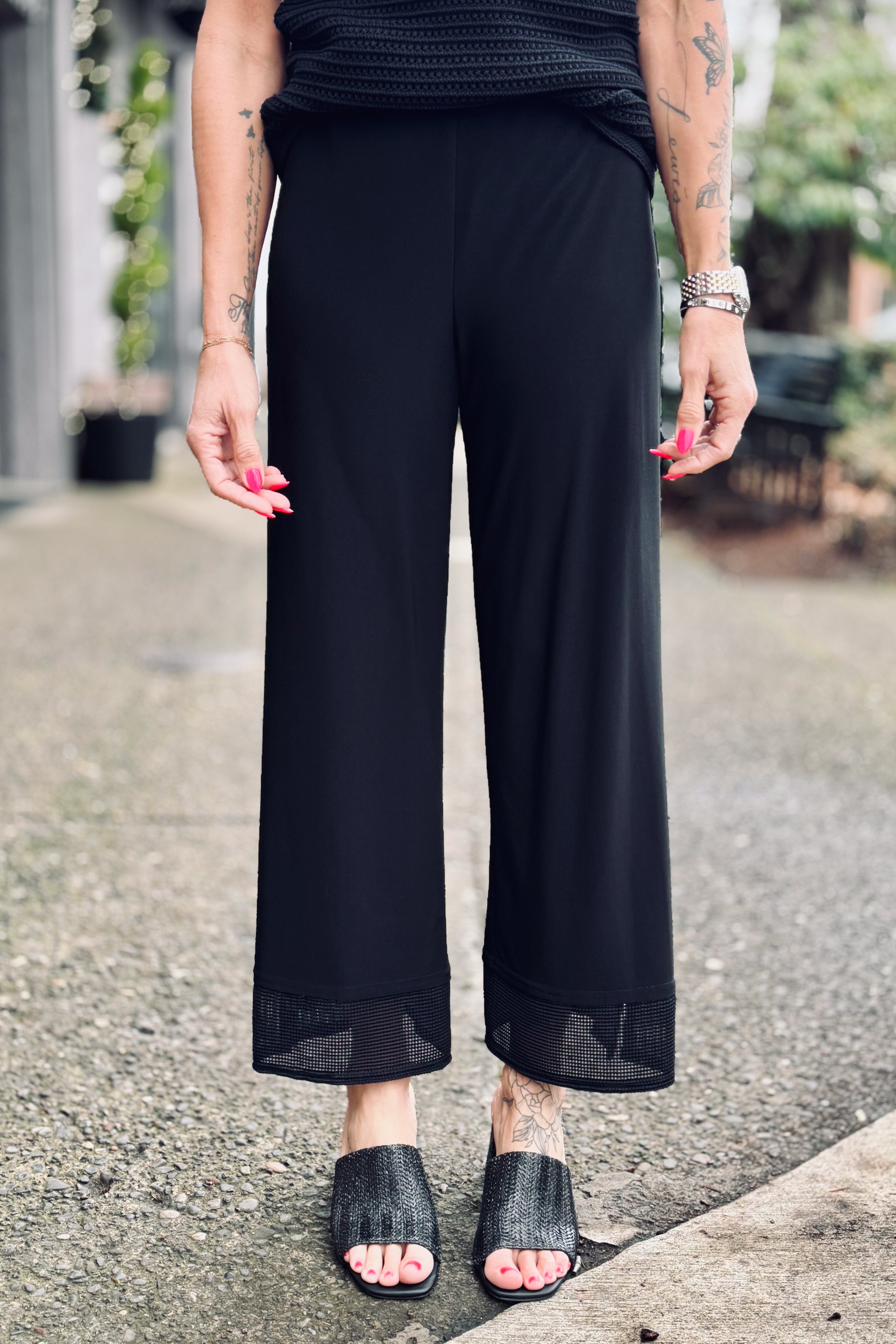 High Waisted Wide-Leg Trouser