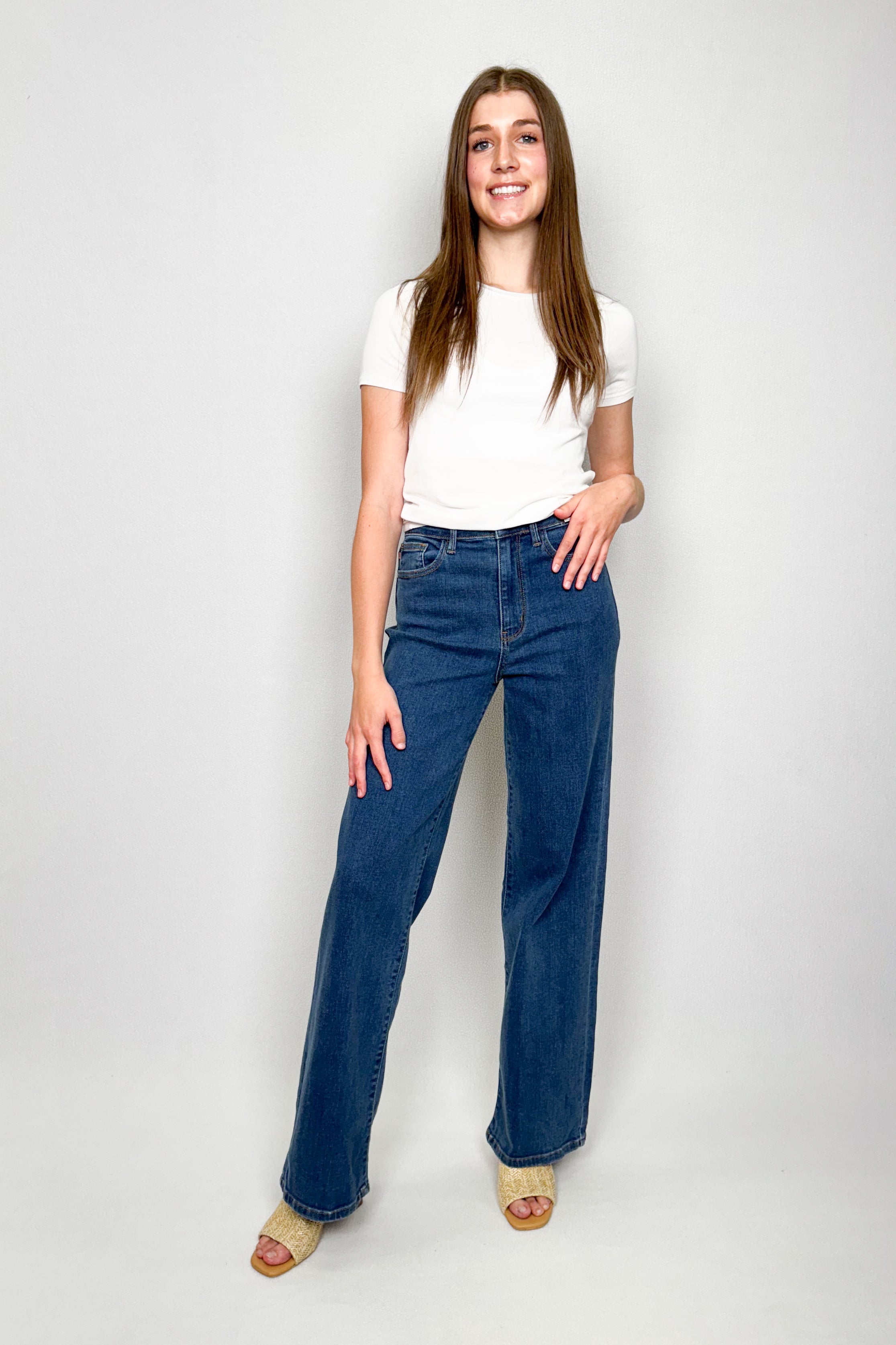 High Waist Vintage Wide Jean