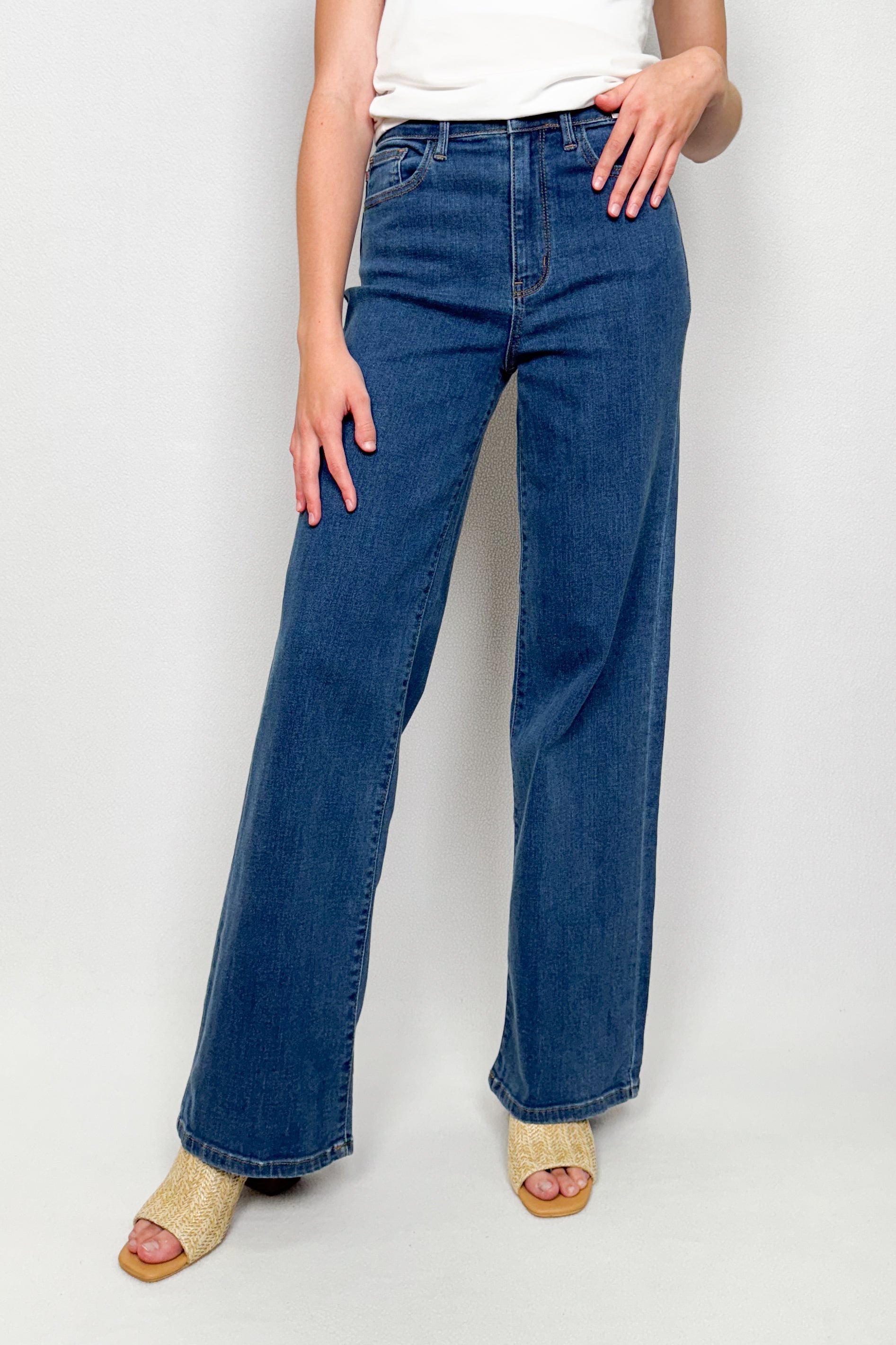 High Waist Vintage Wide Jean