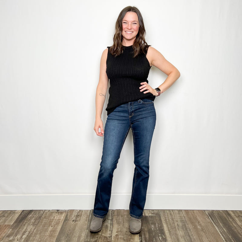 Infinite Fit Mid Rise Bootcut Jeans