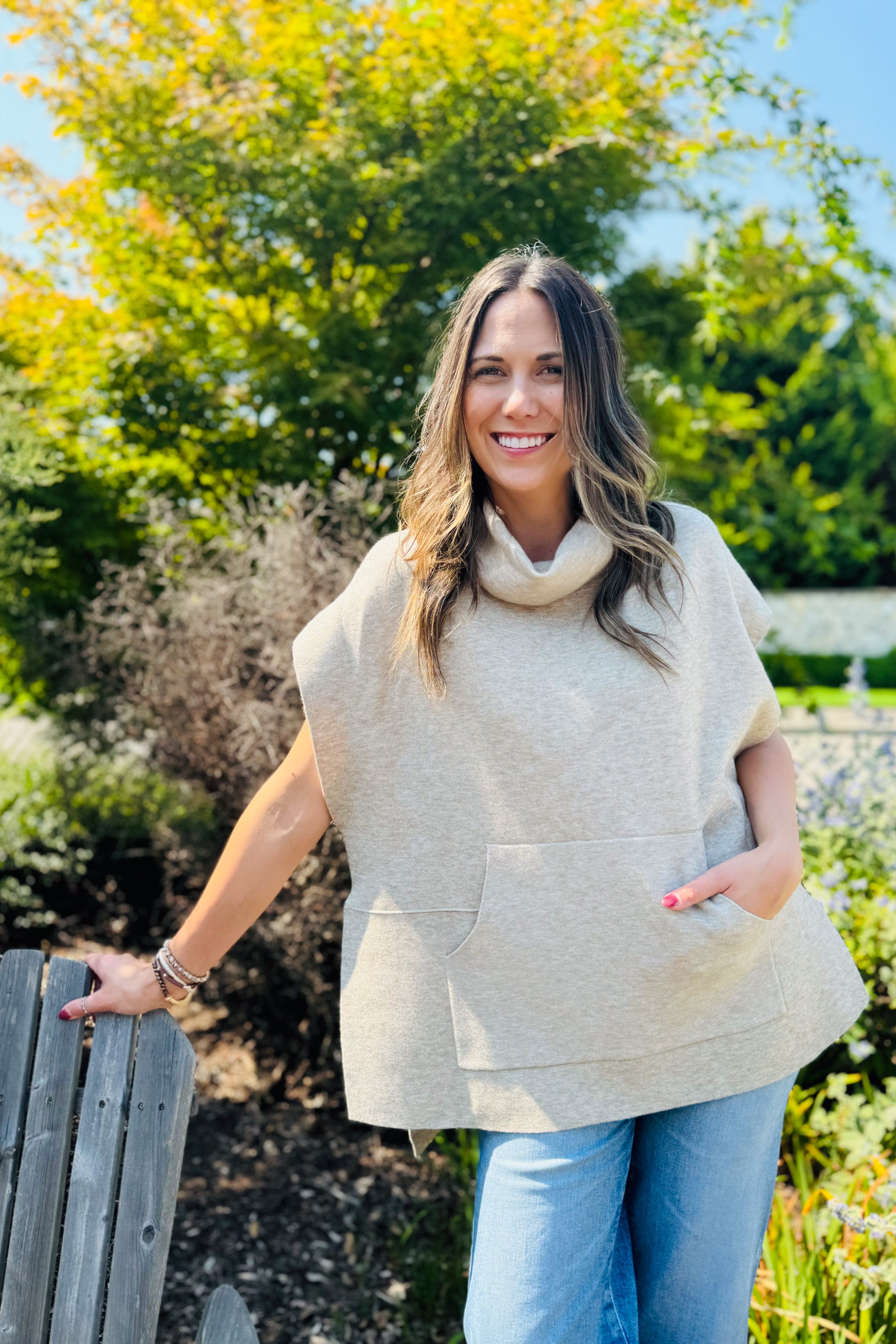 Kanga Poncho Light Khaki