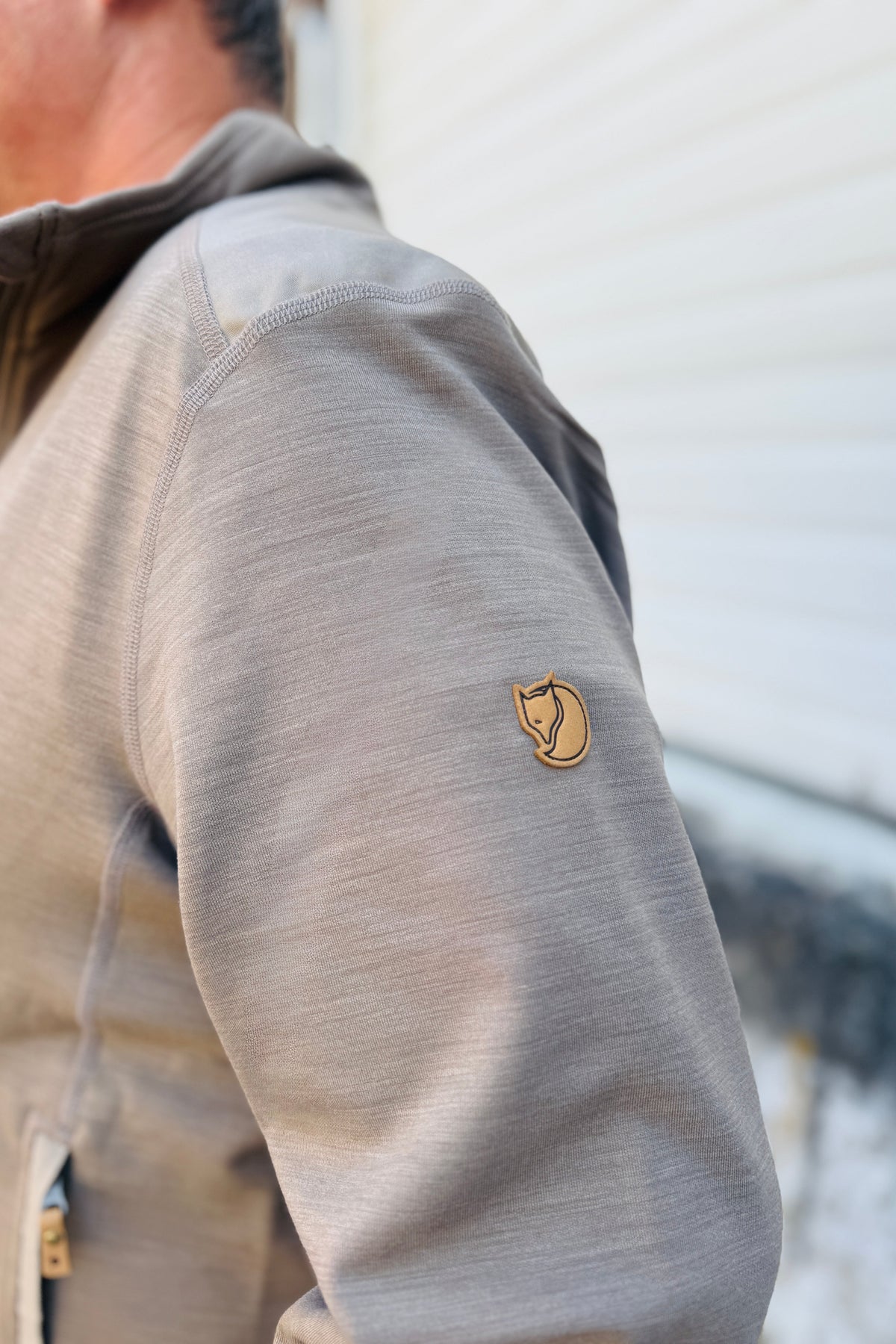 Fjällräven Keb fleece in Suede Brown, a warm, technical fleece for hiking, camping, fall trips and cold Pacific Northwest days